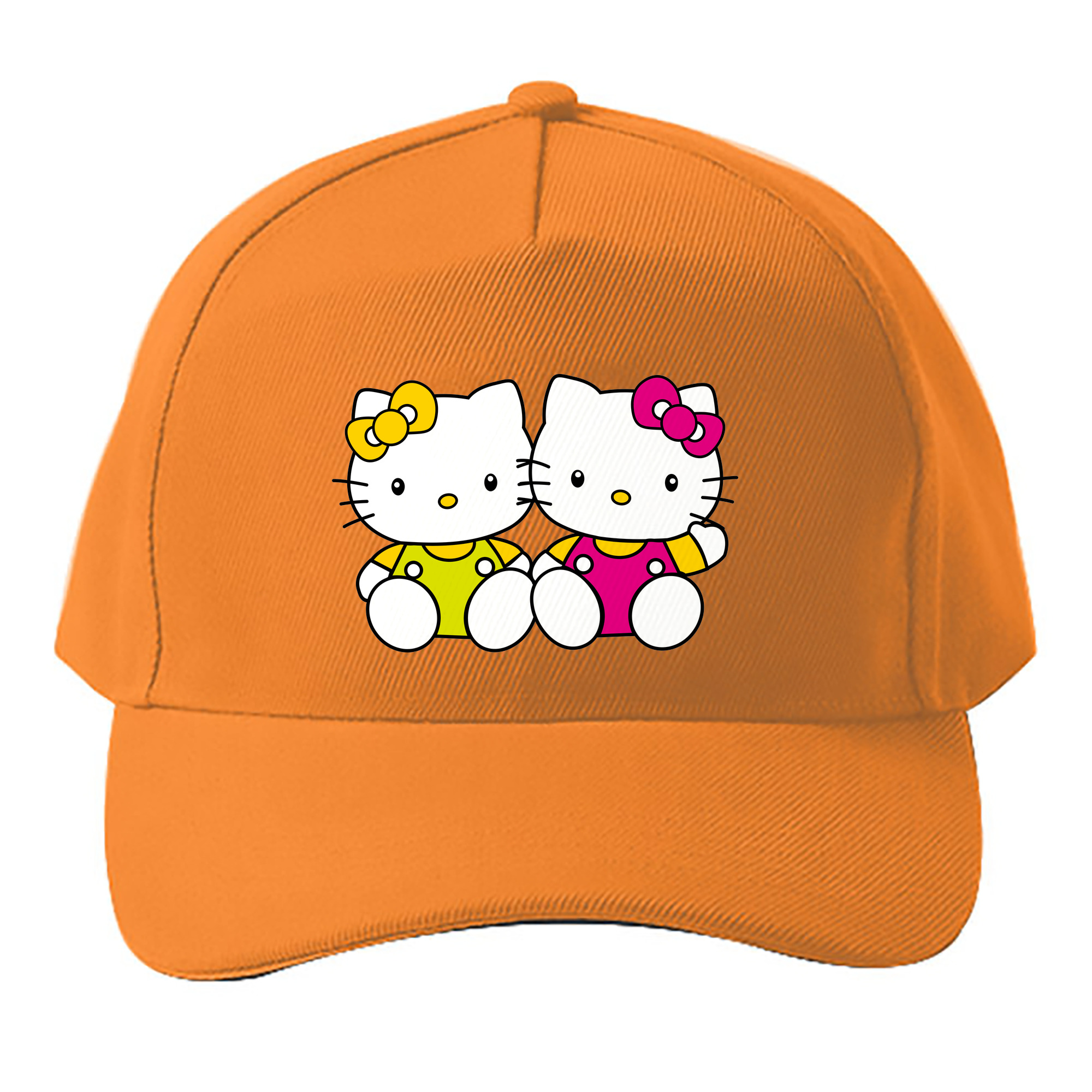 （画像用） Hello Kitty ハローキティ ベースボールキャップ 綿100％ 男女兼用 帽子 スポーツ