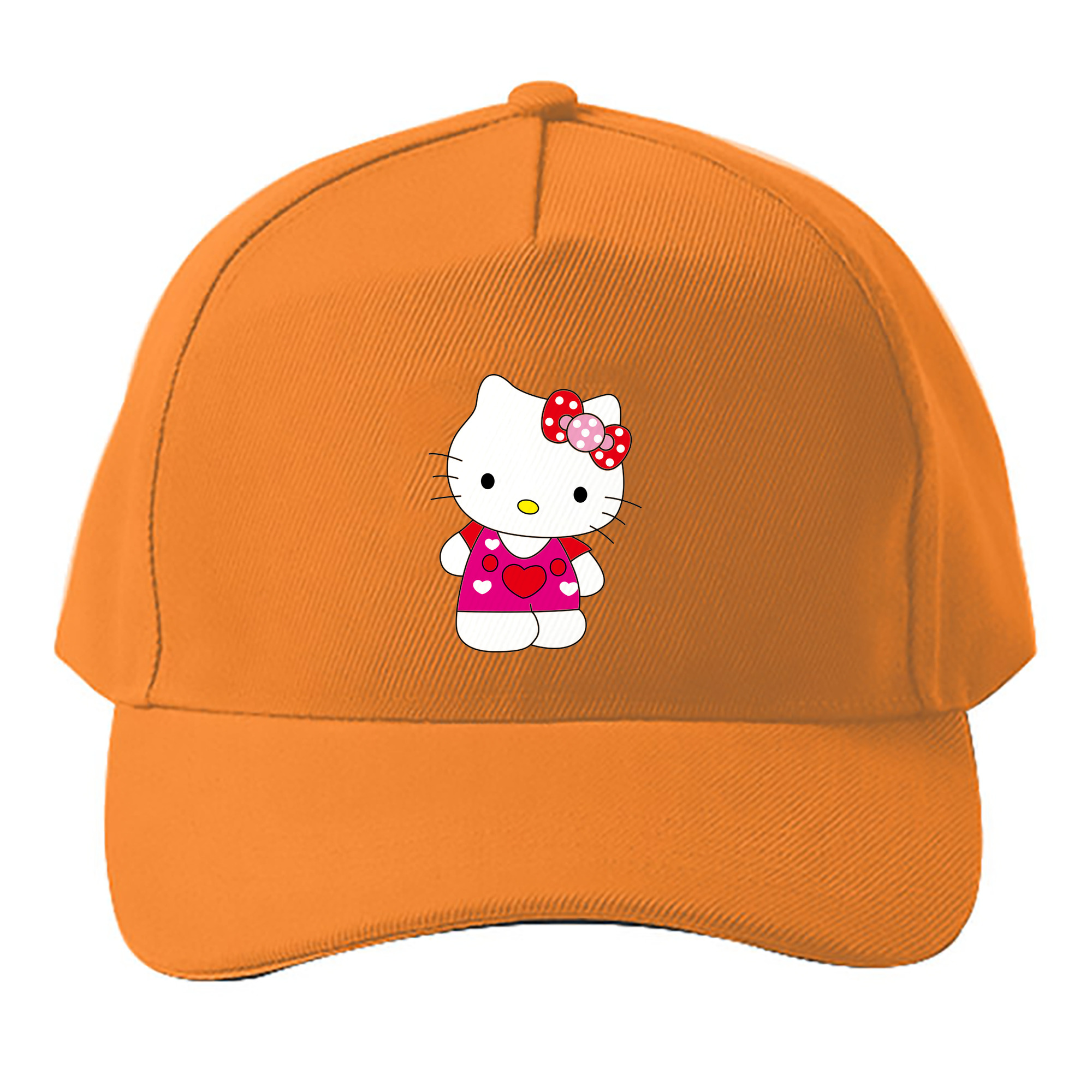（画像用） Hello Kitty ハローキティ ベースボールキャップ 綿100％ 男女兼用 帽子 スポーツ