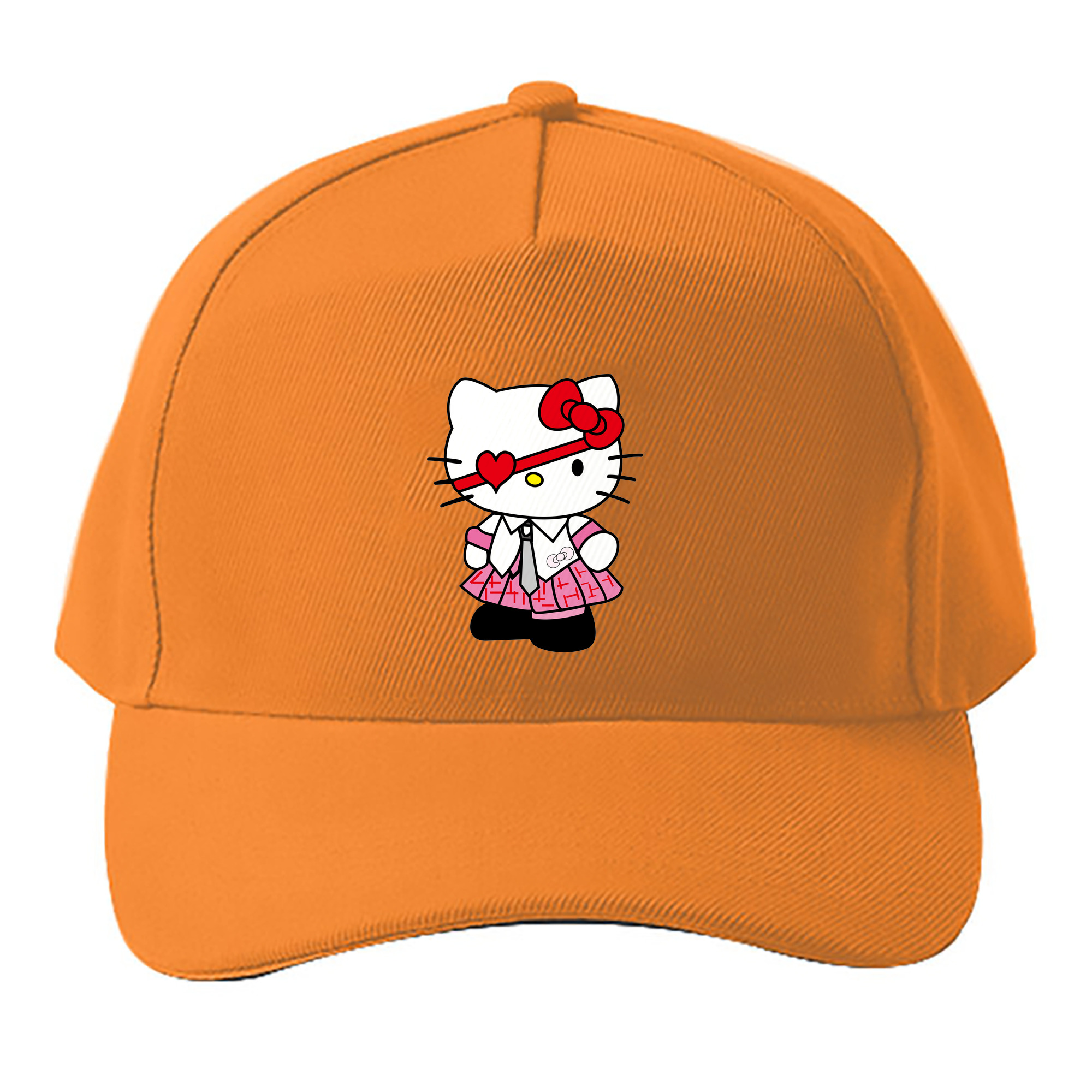 （画像用） Hello Kitty ハローキティ ベースボールキャップ 綿100％ 男女兼用 帽子 スポーツ