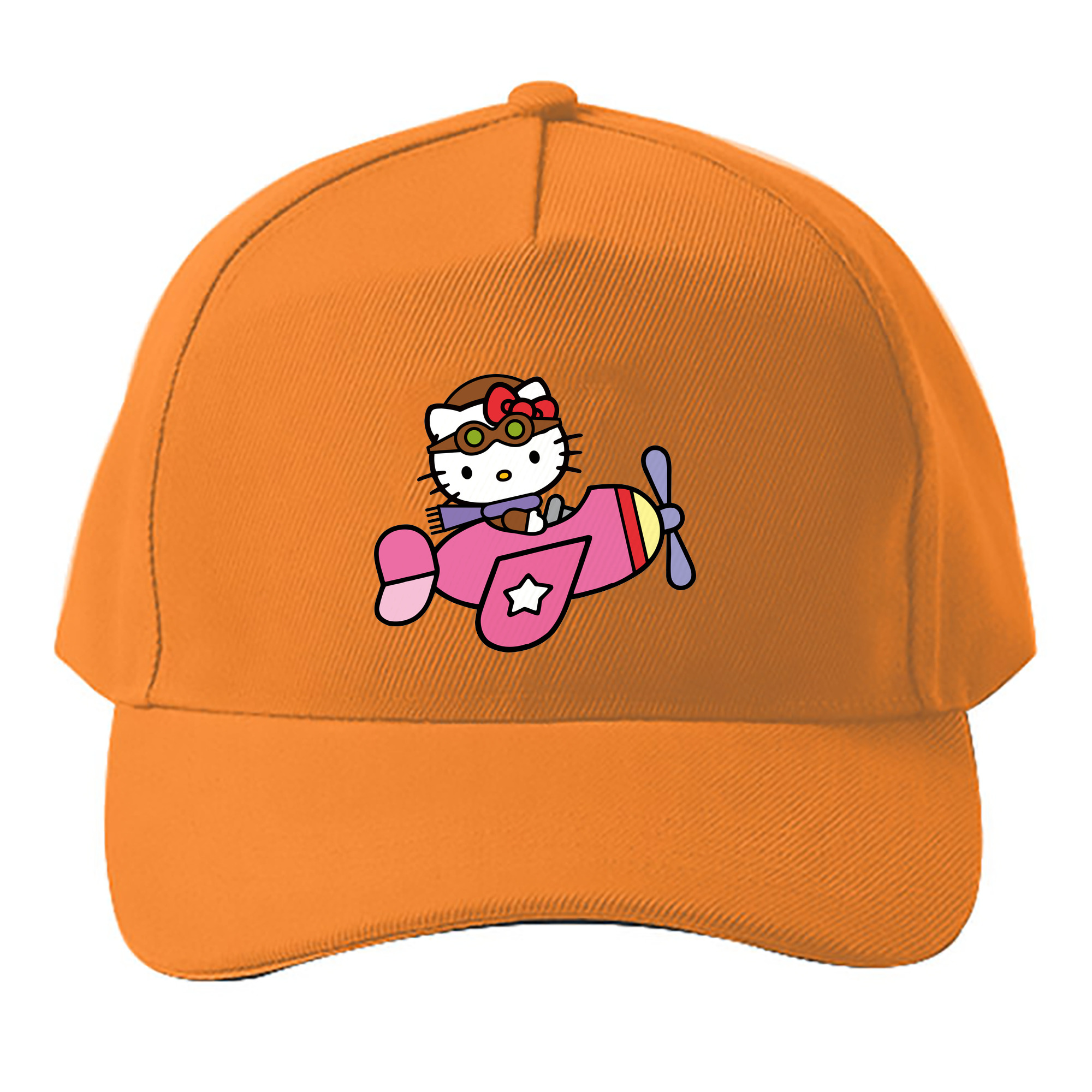 （画像用） Hello Kitty ハローキティ ベースボールキャップ 綿100％ 男女兼用 帽子 スポーツ
