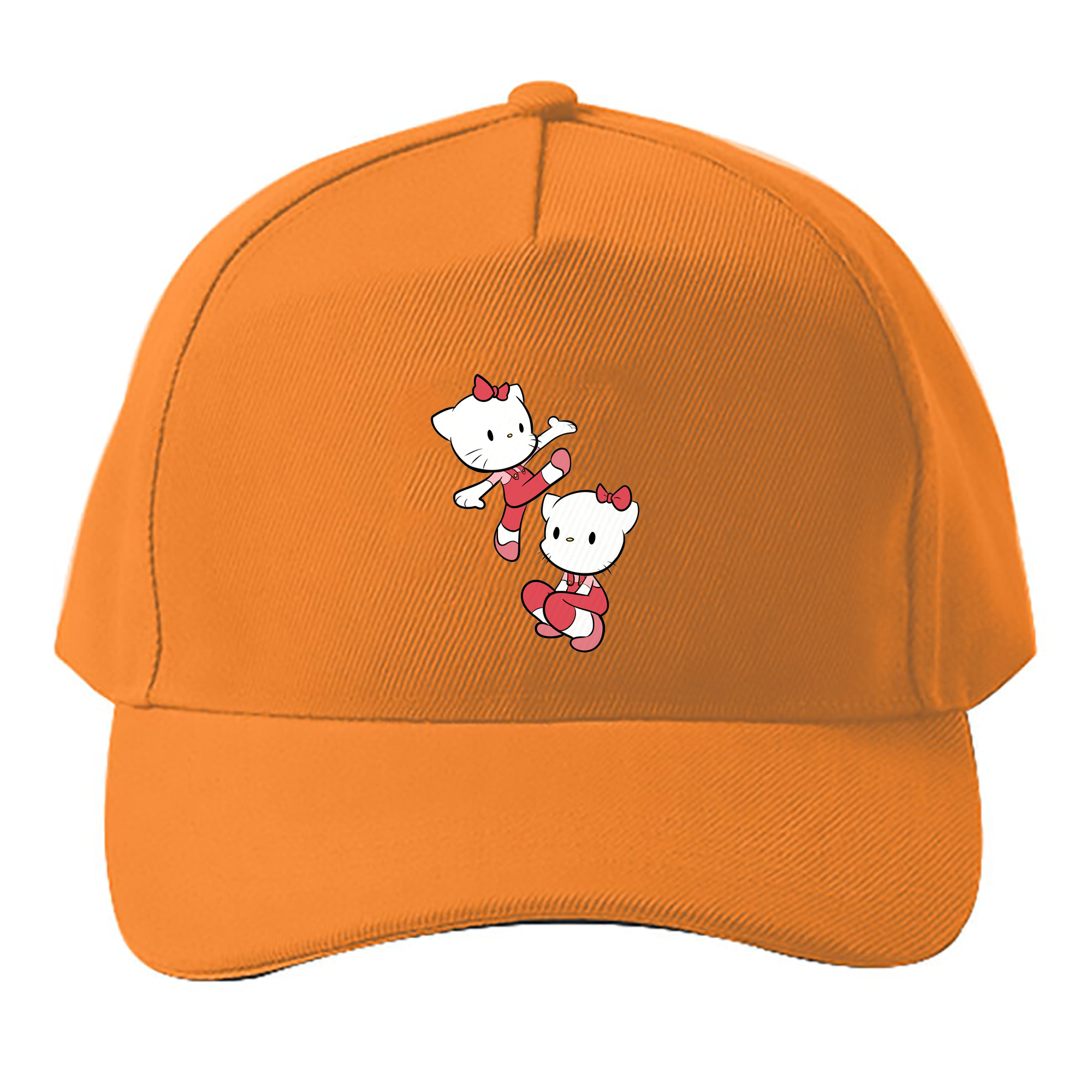 （画像用） Hello Kitty ハローキティ ベースボールキャップ 綿100％ 男女兼用 帽子 スポーツ