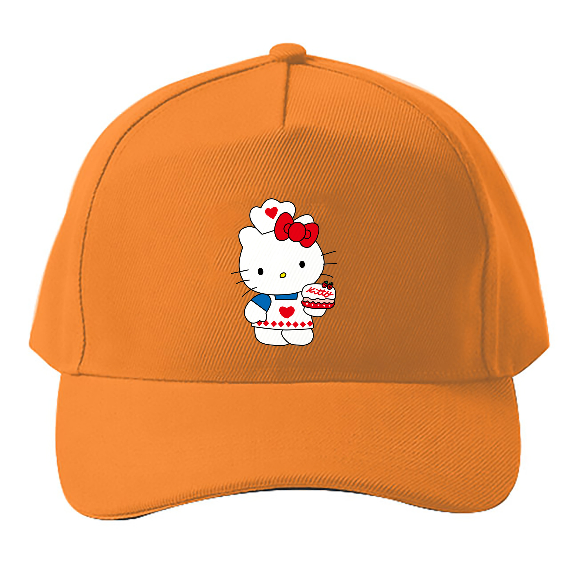 （画像用） Hello Kitty ハローキティ ベースボールキャップ 綿100％ 男女兼用 帽子 スポーツ