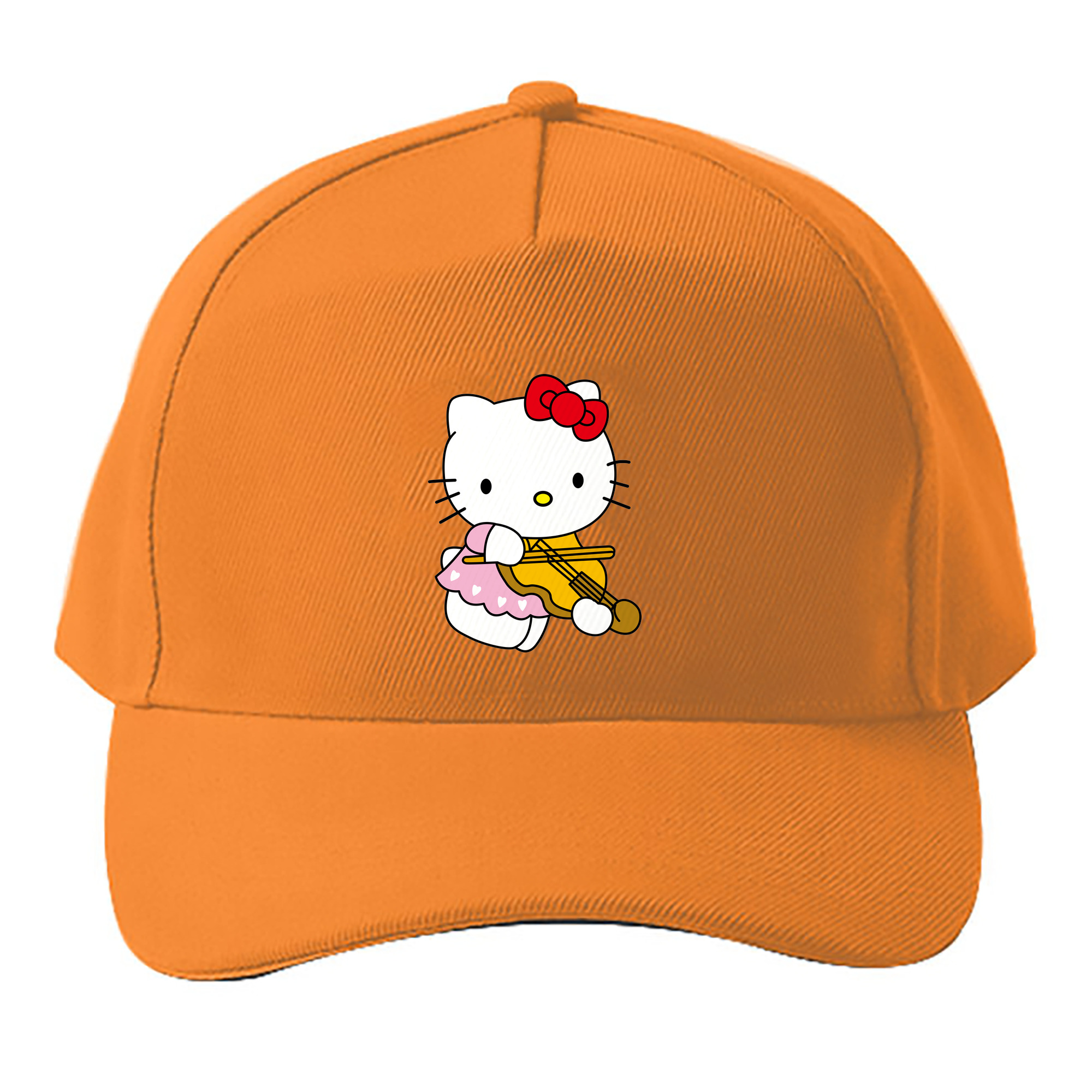 （画像用） Hello Kitty ハローキティ ベースボールキャップ 綿100％ 男女兼用 帽子 スポーツ