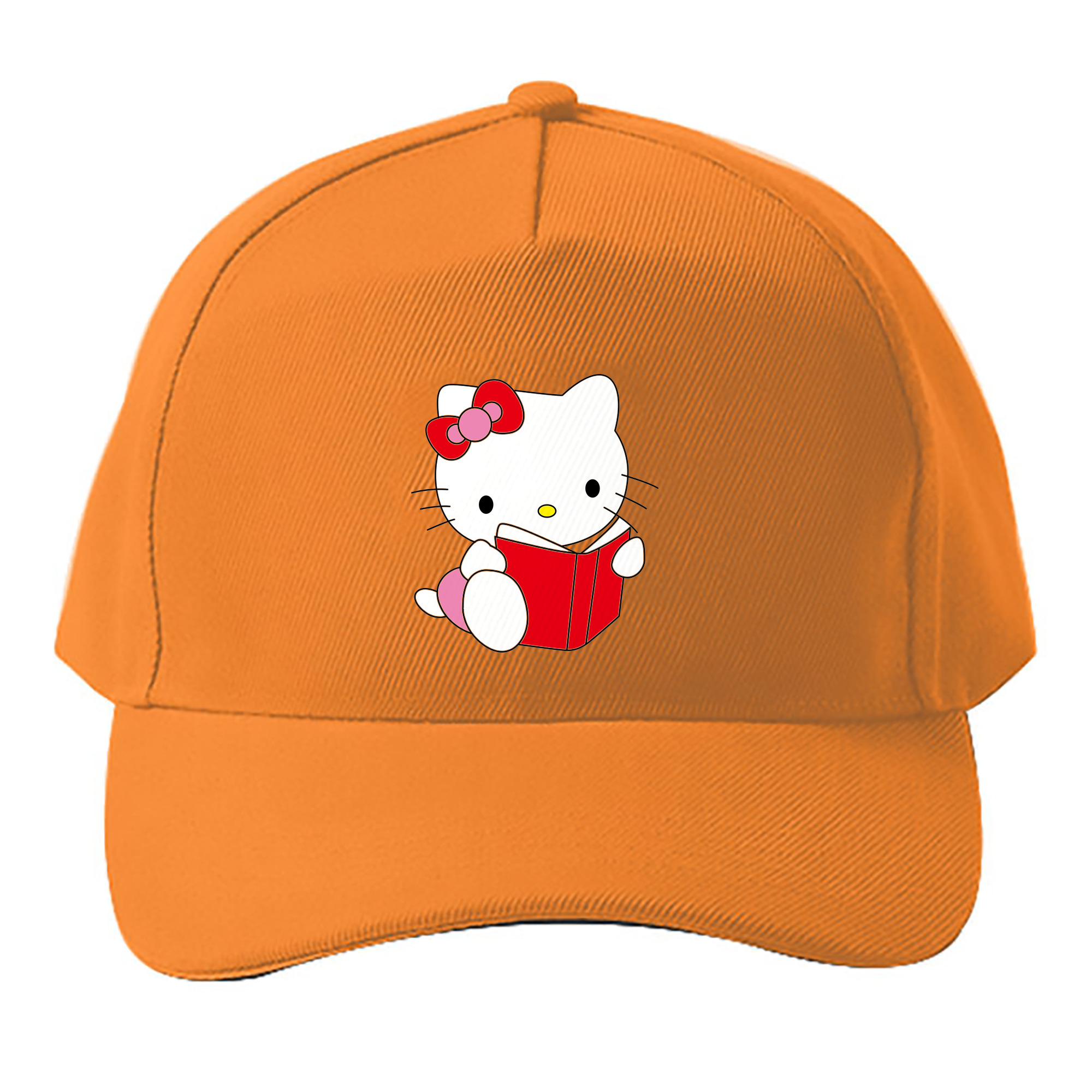 （画像用） Hello Kitty ハローキティ ベースボールキャップ 綿100％ 男女兼用 帽子 スポーツ