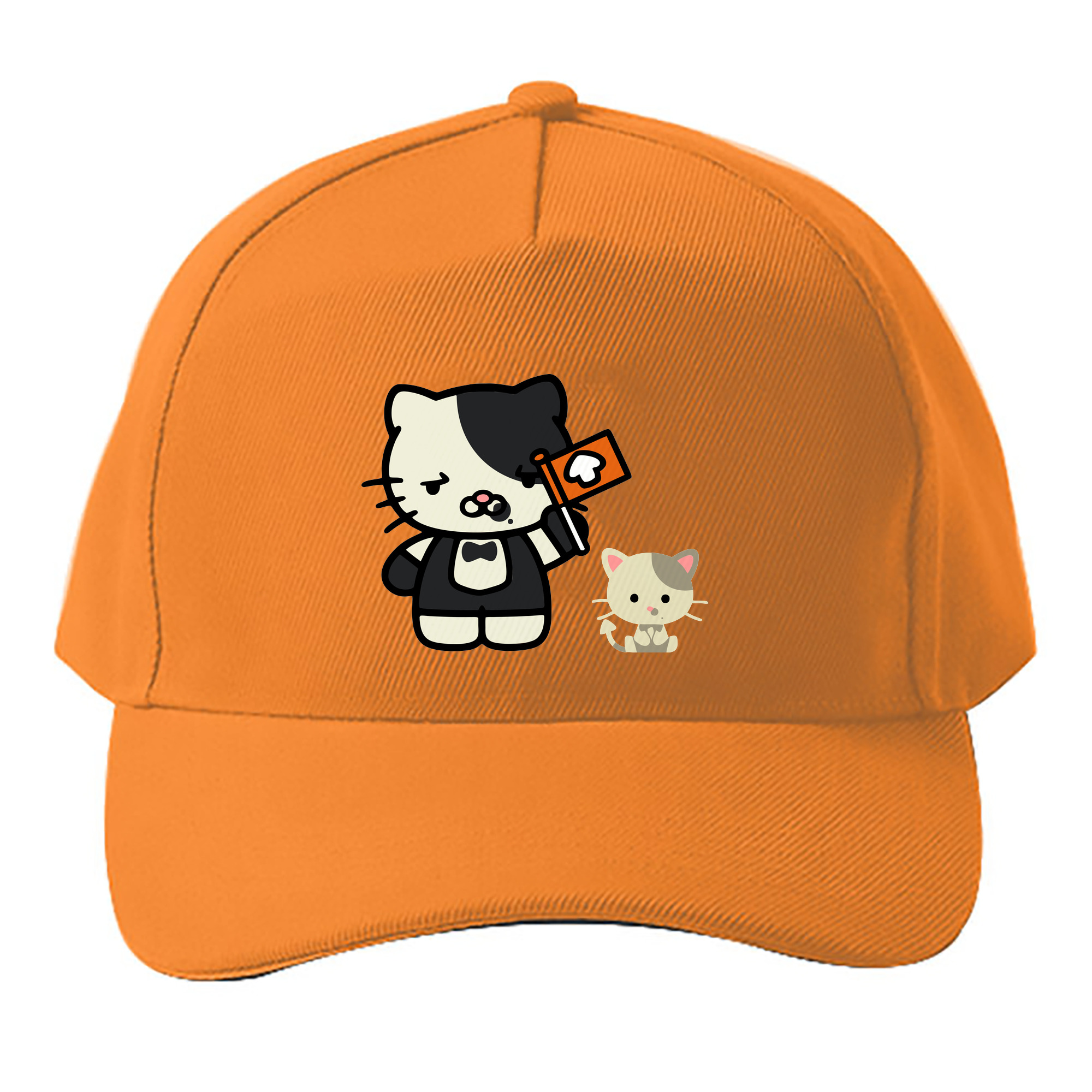 （画像用） Hello Kitty ハローキティ ベースボールキャップ 綿100％ 男女兼用 帽子 スポーツ