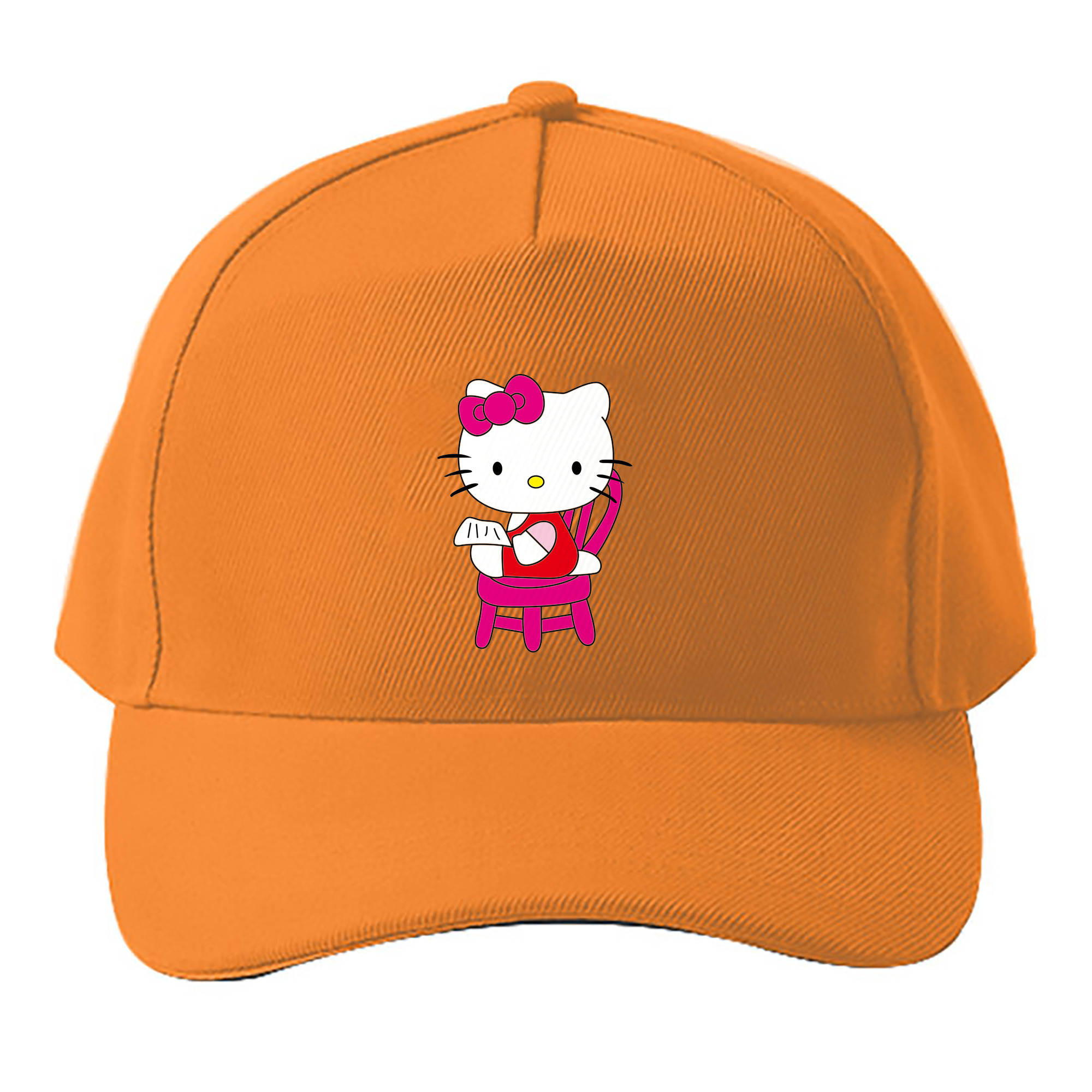 （画像用） Hello Kitty ハローキティ ベースボールキャップ 綿100％ 男女兼用 帽子 スポーツ