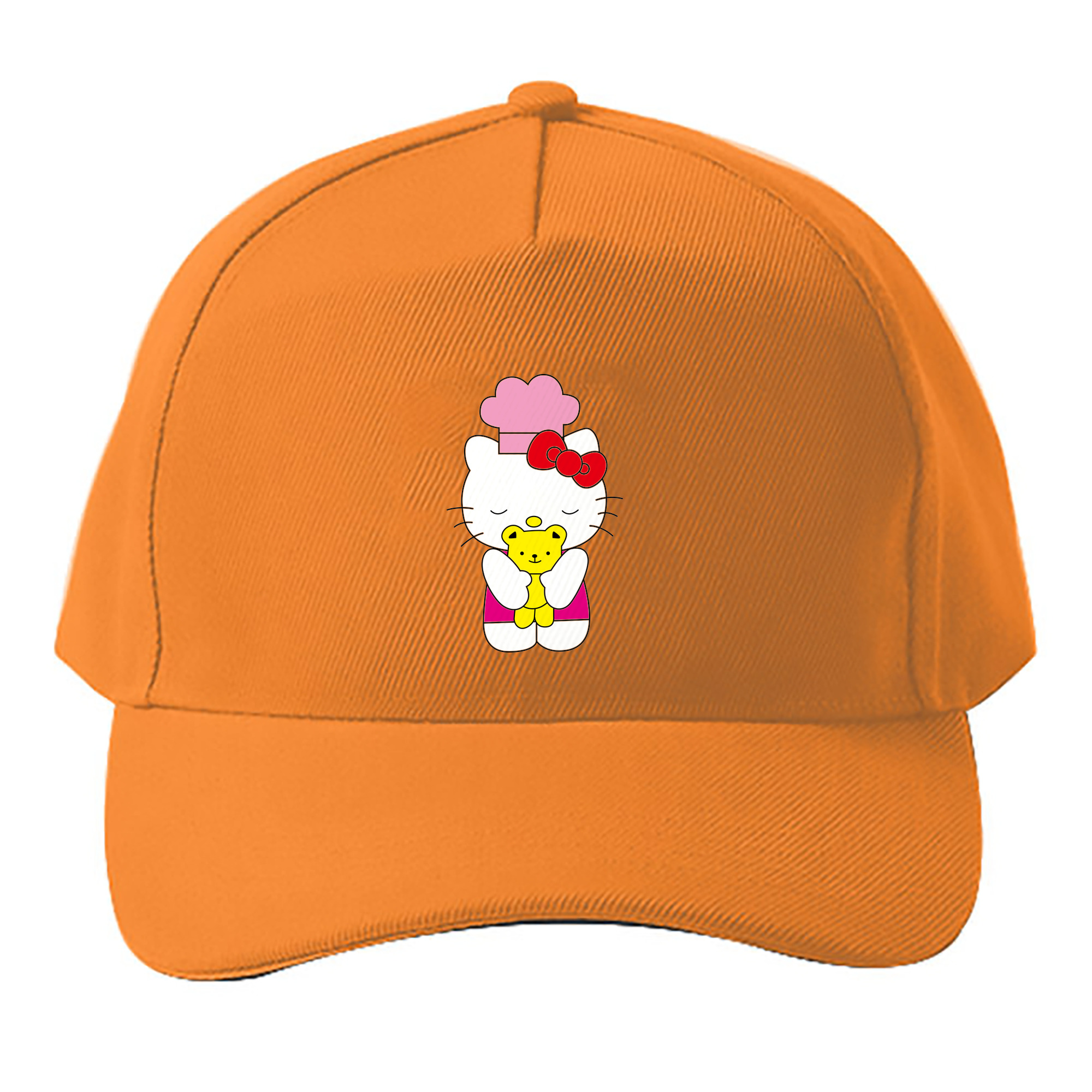 （画像用） Hello Kitty ハローキティ ベースボールキャップ 綿100％ 男女兼用 帽子 スポーツ