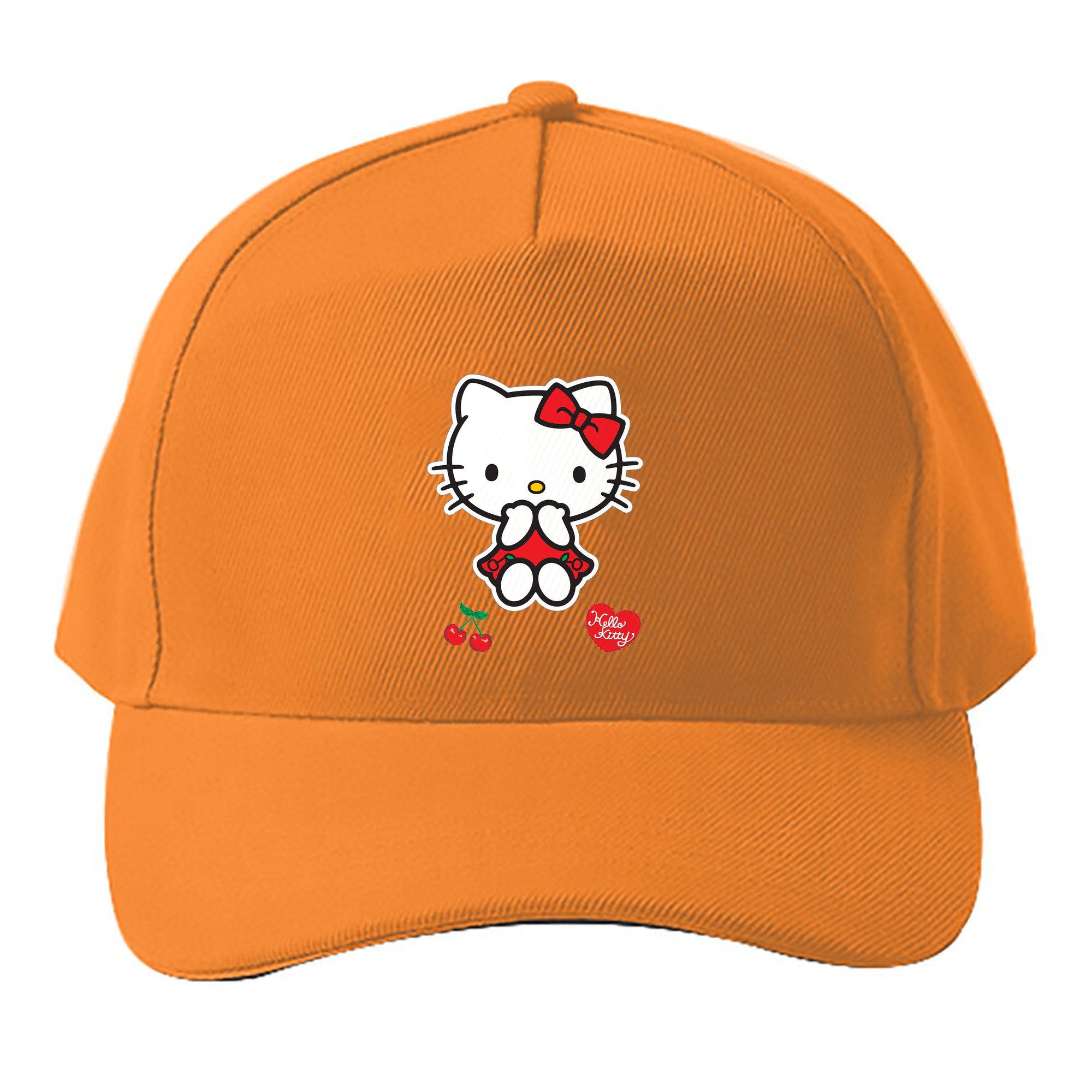 （画像用） Hello Kitty ハローキティ ベースボールキャップ 綿100％ 男女兼用 帽子 スポーツ