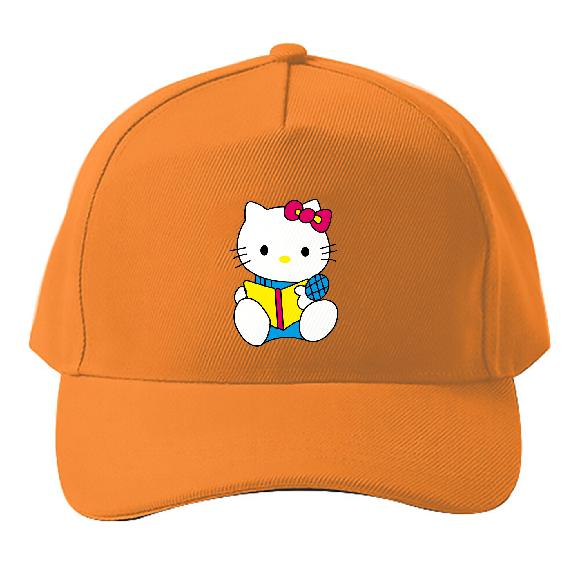 （画像用） Hello Kitty ハローキティ ベースボールキャップ 綿100％ 男女兼用 帽子 スポーツ