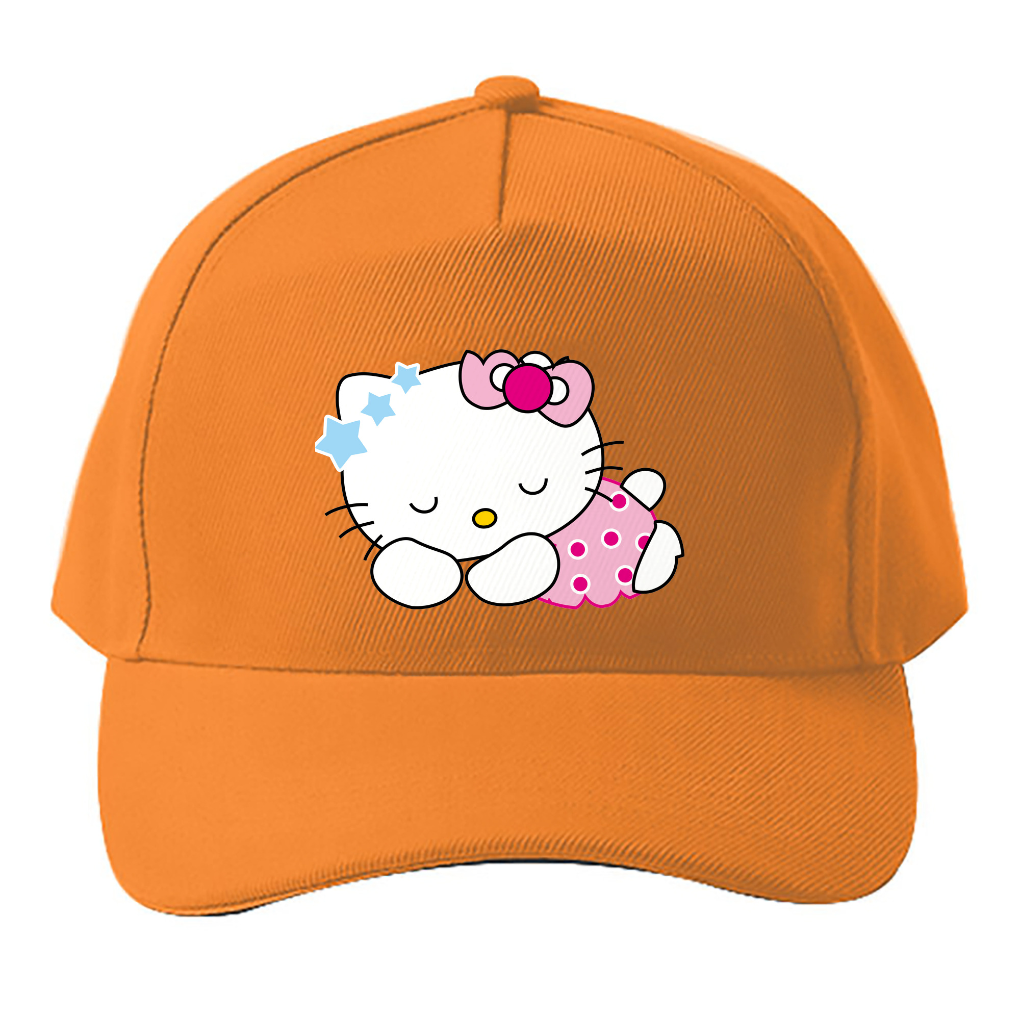 （画像用） Hello Kitty ハローキティ ベースボールキャップ 綿100％ 男女兼用 帽子 スポーツ