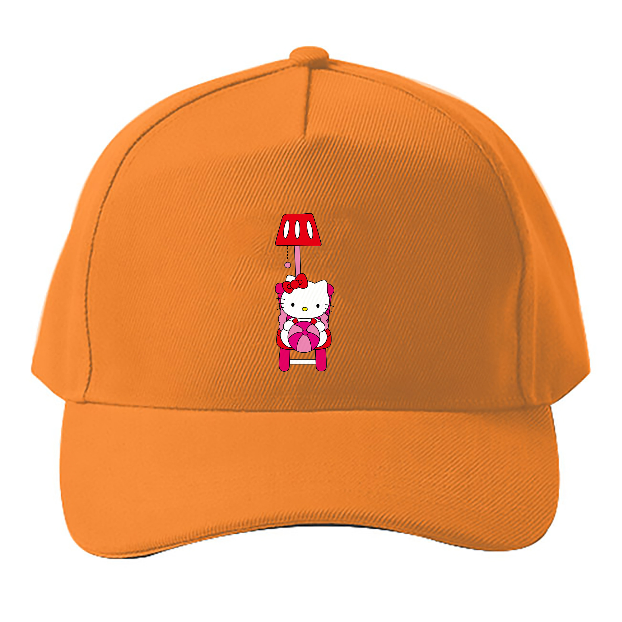 （画像用） Hello Kitty ハローキティ ベースボールキャップ 綿100％ 男女兼用 帽子 スポーツ