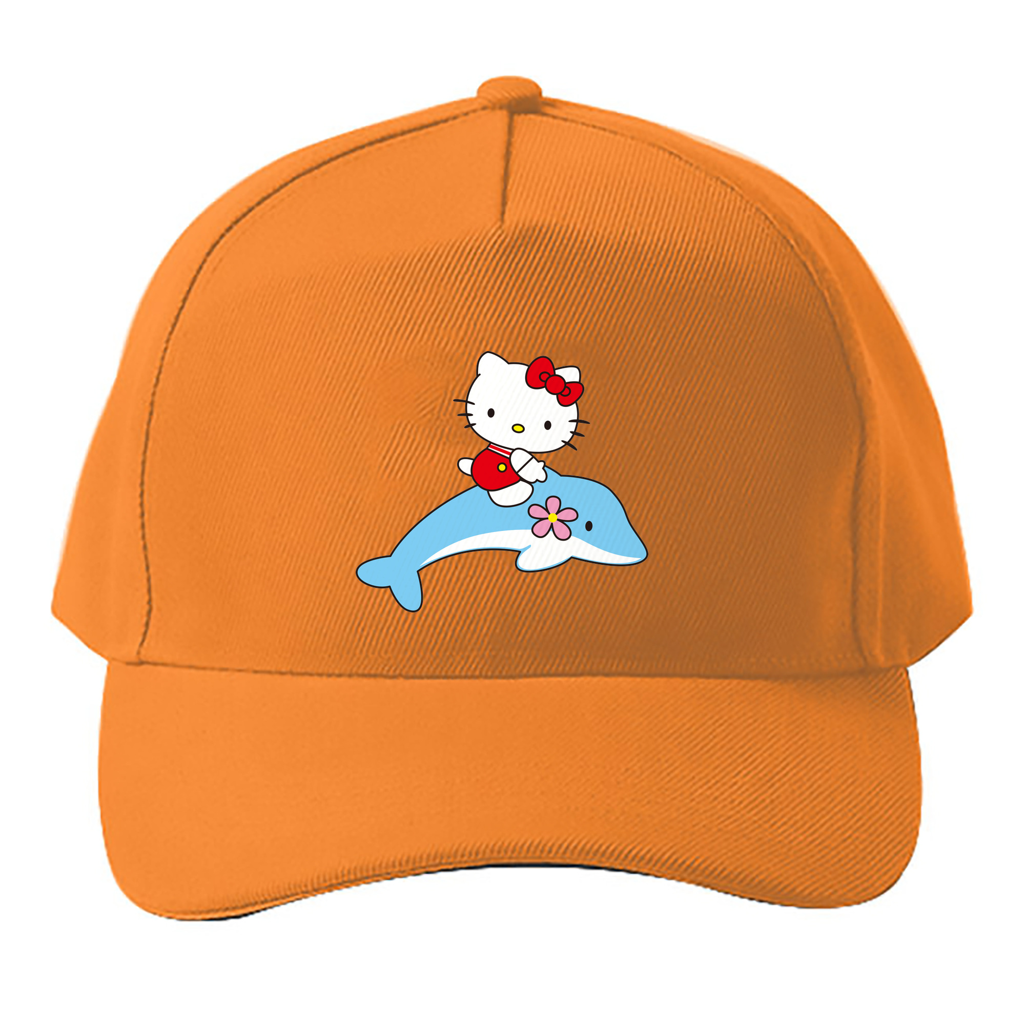 （画像用） Hello Kitty ハローキティ ベースボールキャップ 綿100％ 男女兼用 帽子 スポーツ