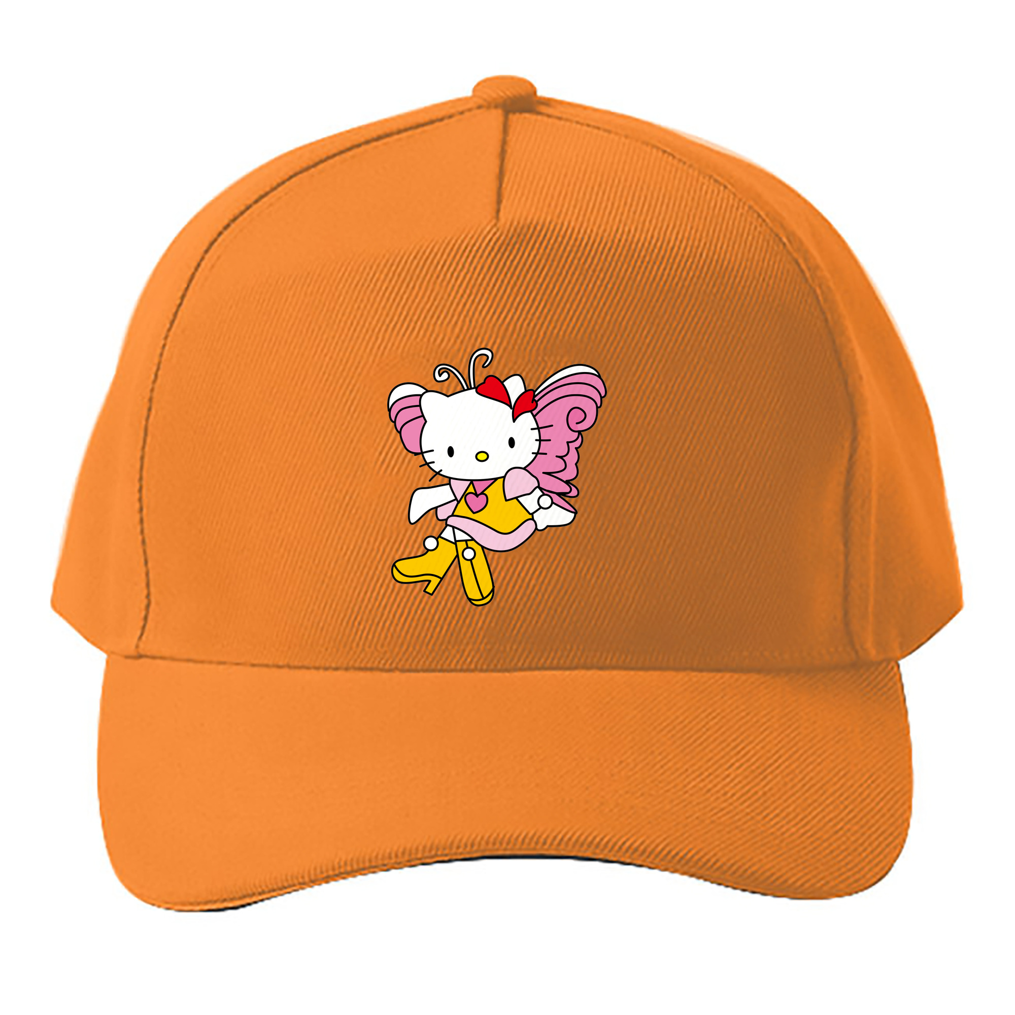 （画像用） Hello Kitty ハローキティ ベースボールキャップ 綿100％ 男女兼用 帽子 スポーツ