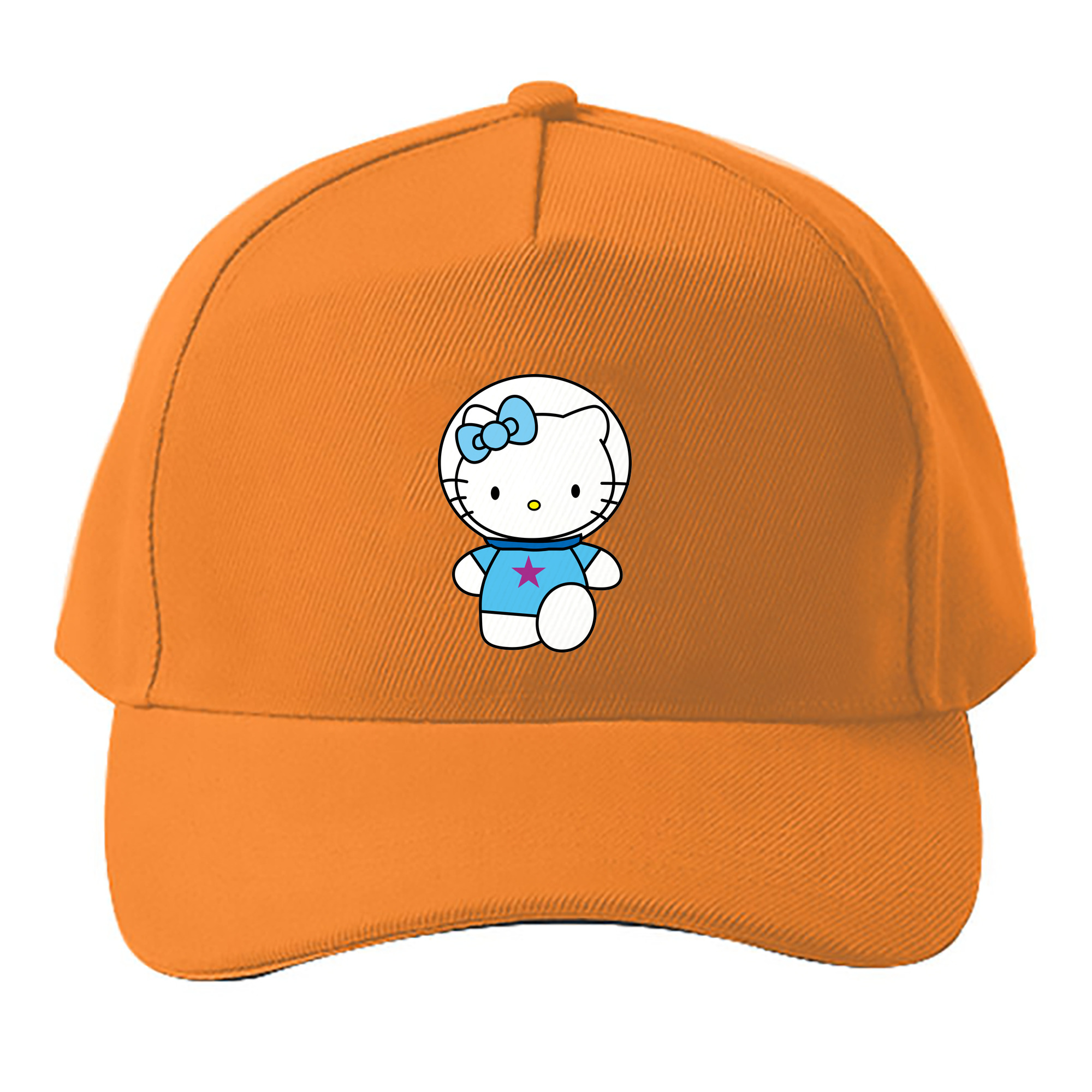（画像用） Hello Kitty ハローキティ ベースボールキャップ 綿100％ 男女兼用 帽子 スポーツ