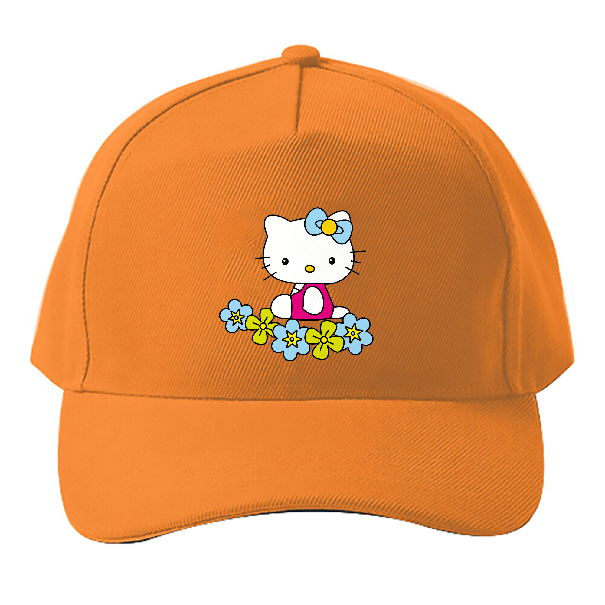 （画像用） Hello Kitty ハローキティ ベースボールキャップ 綿100％ 男女兼用 帽子 スポーツ