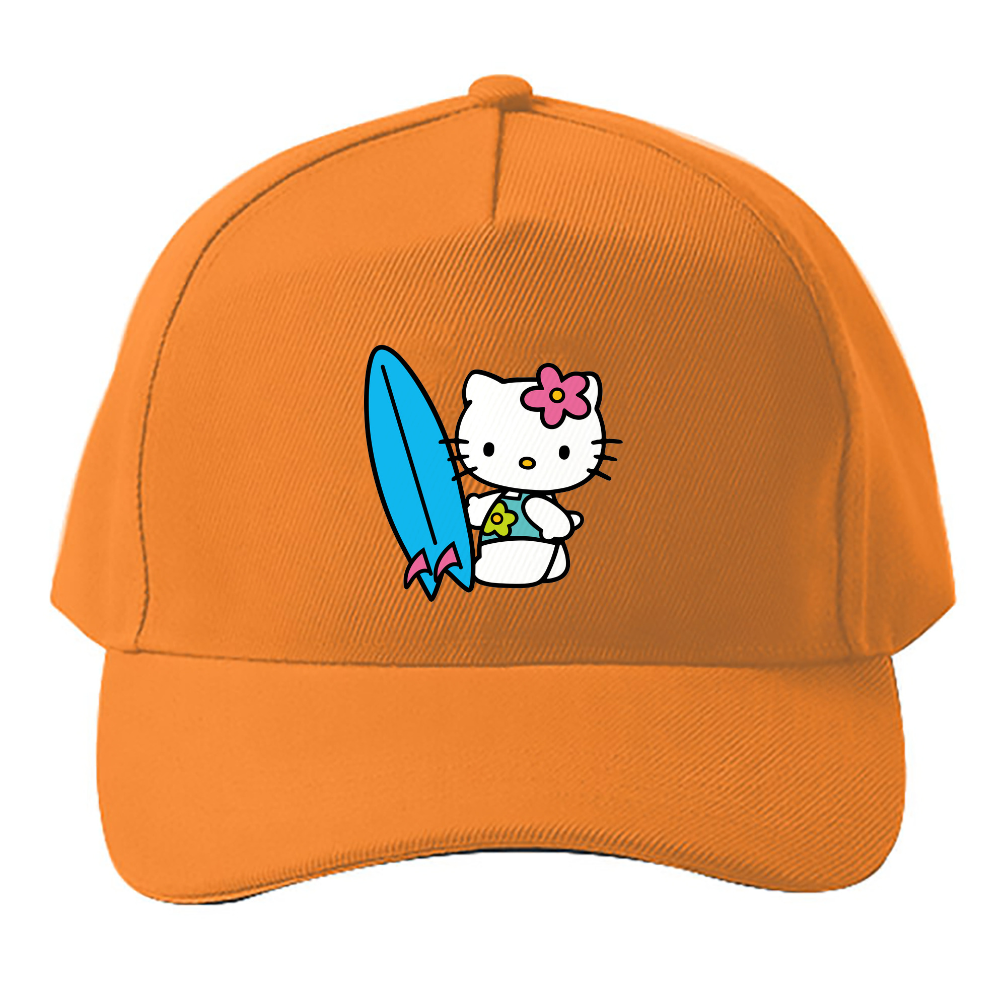 （画像用） Hello Kitty ハローキティ ベースボールキャップ 綿100％ 男女兼用 帽子 スポーツ