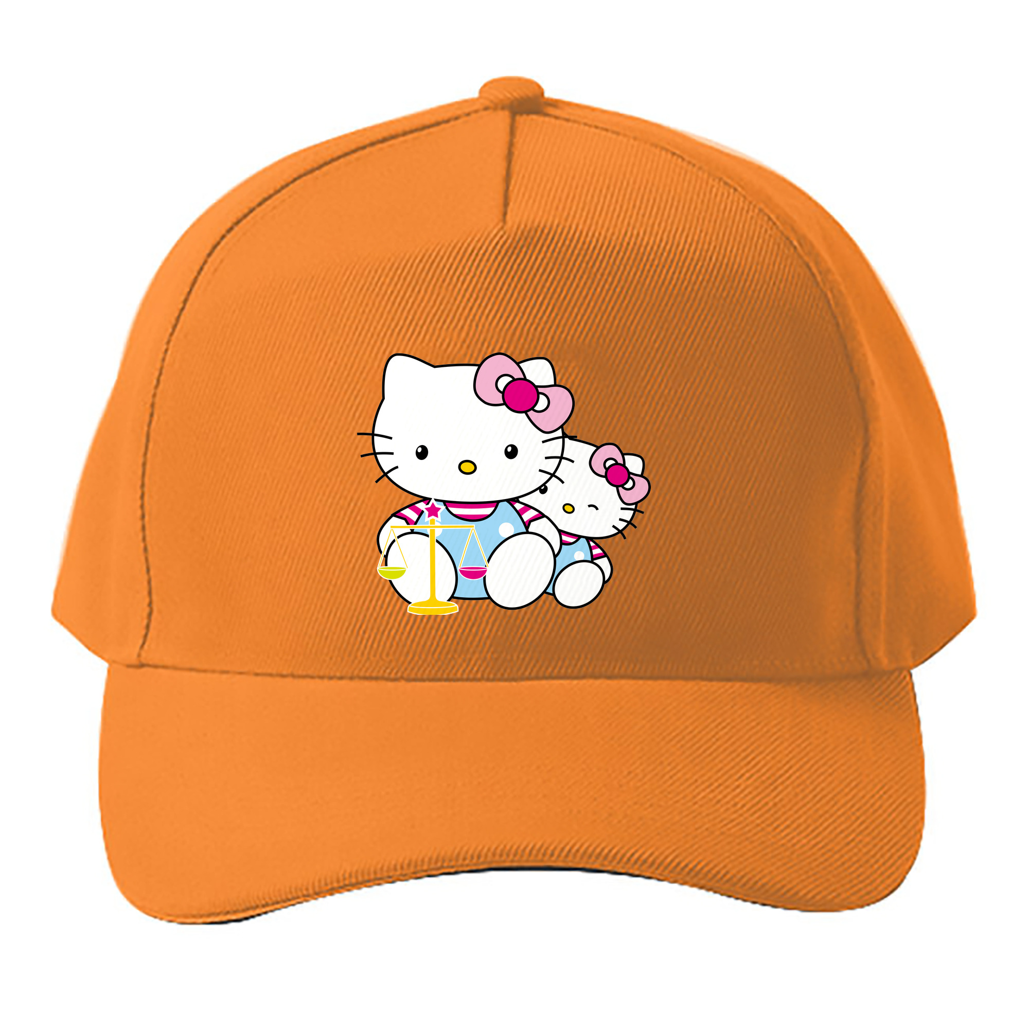 （画像用） Hello Kitty ハローキティ ベースボールキャップ 綿100％ 男女兼用 帽子 スポーツ