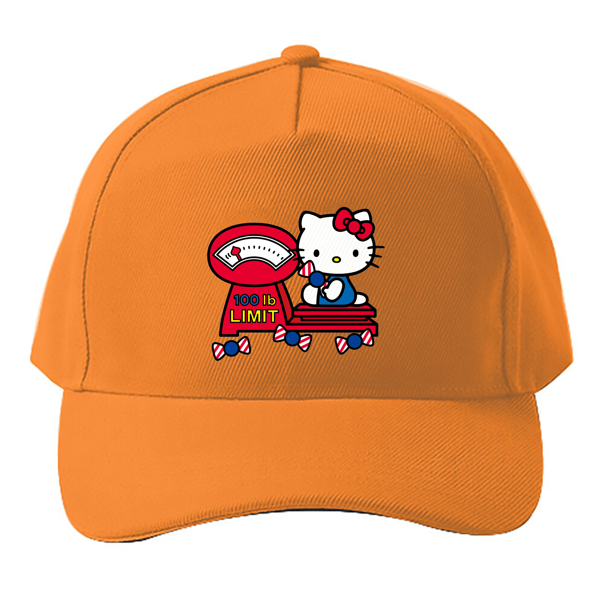 （画像用） Hello Kitty ハローキティ ベースボールキャップ 綿100％ 男女兼用 帽子 スポーツ