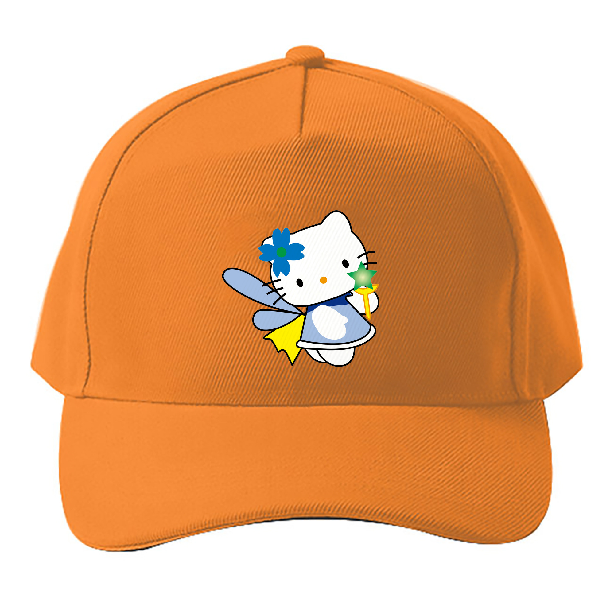 （画像用） Hello Kitty ハローキティ ベースボールキャップ 綿100％ 男女兼用 帽子 スポーツ