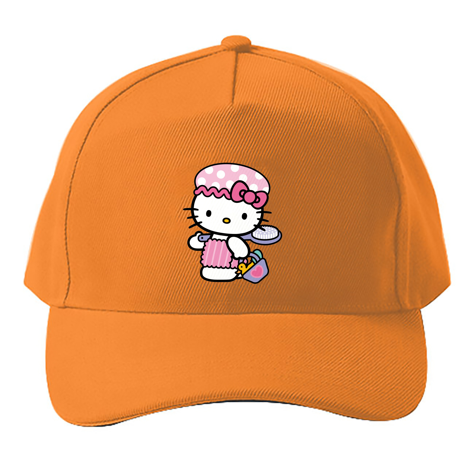 （画像用） Hello Kitty ハローキティ ベースボールキャップ 綿100％ 男女兼用 帽子 スポーツ