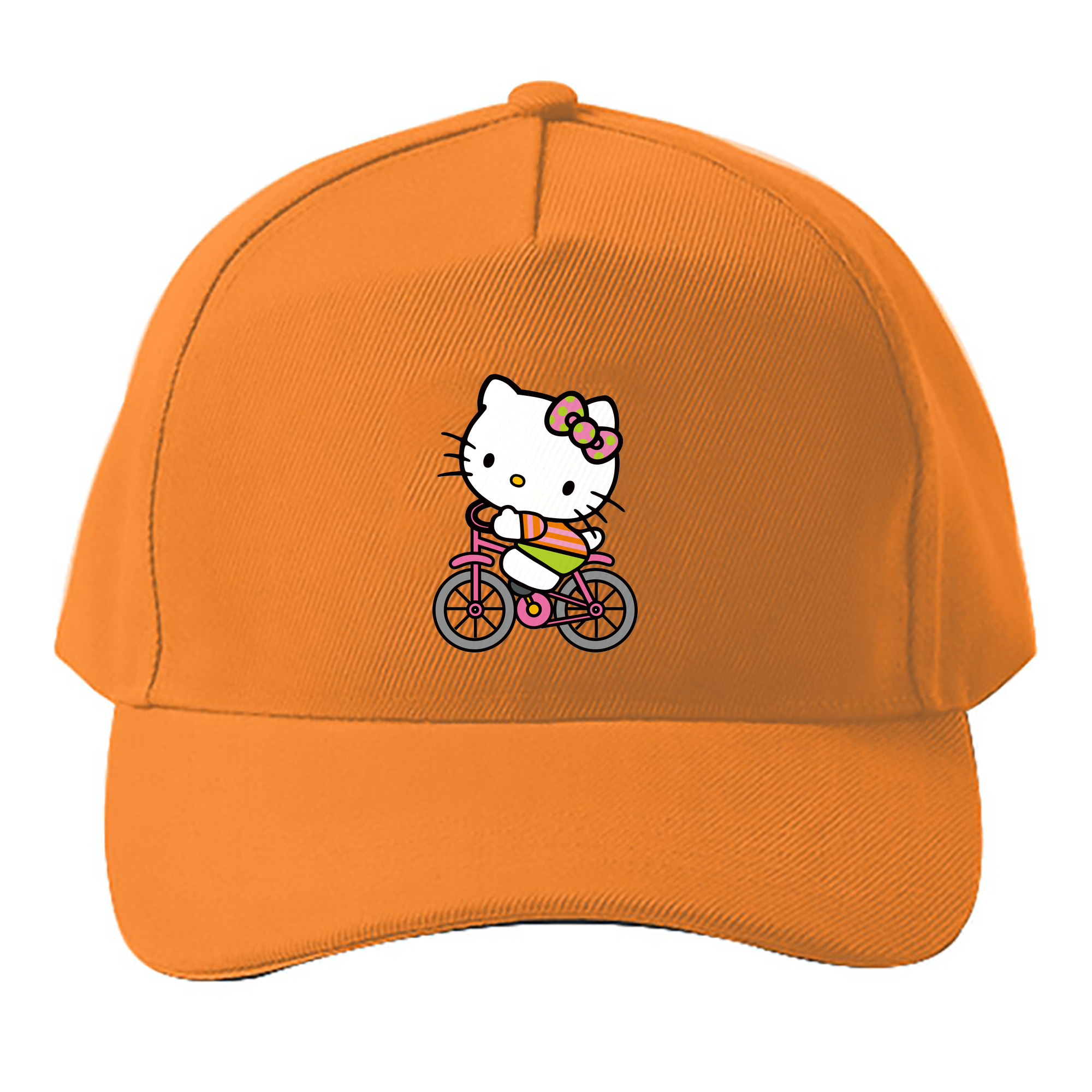 （画像用） Hello Kitty ハローキティ ベースボールキャップ 綿100％ 男女兼用 帽子 スポーツ