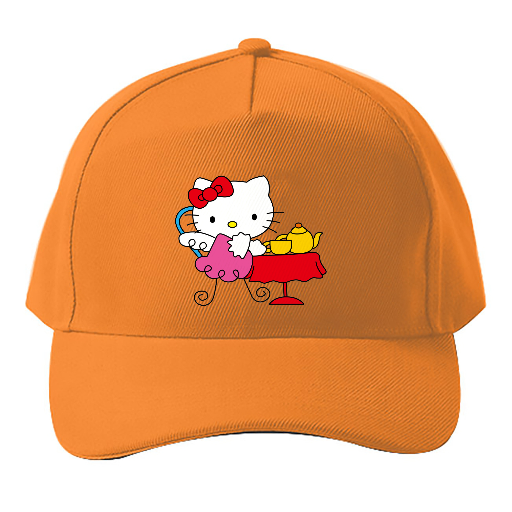 （画像用） Hello Kitty ハローキティ ベースボールキャップ 綿100％ 男女兼用 帽子 スポーツ