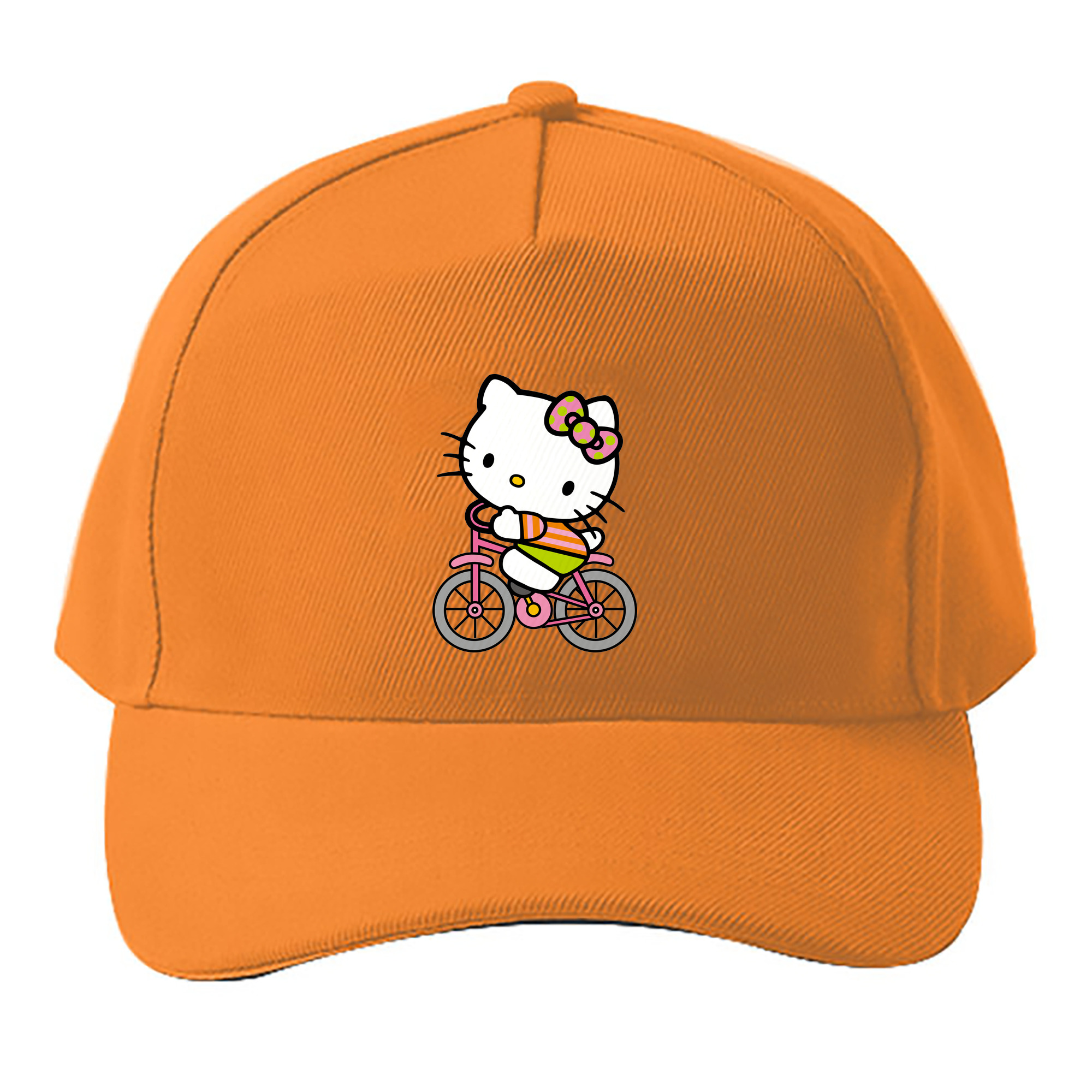 （画像用） Hello Kitty ハローキティ ベースボールキャップ 綿100％ 男女兼用 帽子 スポーツ