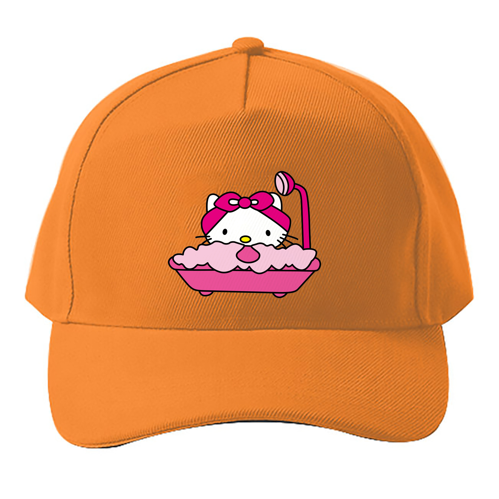 （画像用） Hello Kitty ハローキティ ベースボールキャップ 綿100％ 男女兼用 帽子 スポーツ