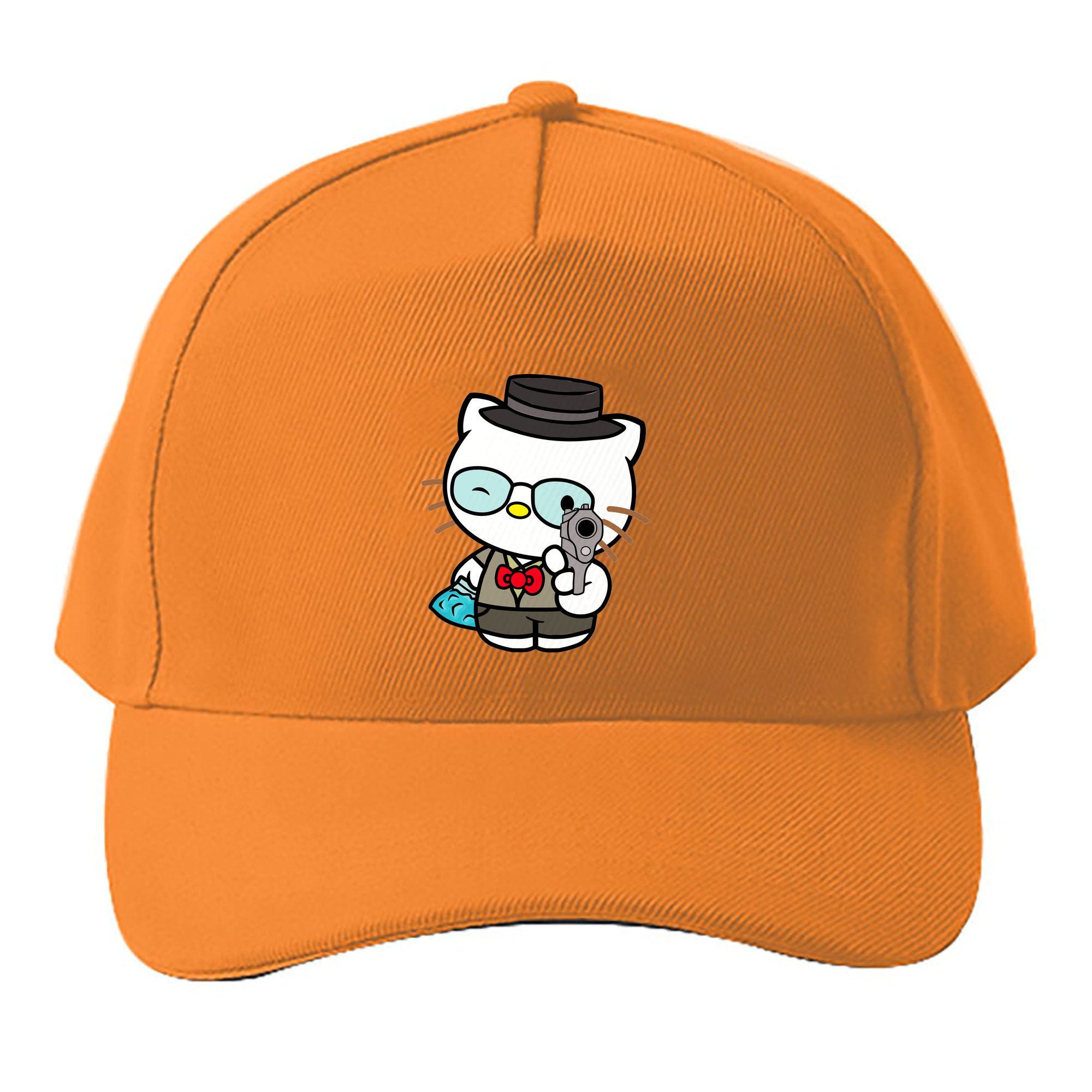 （画像用） Hello Kitty ハローキティ ベースボールキャップ 綿100％ 男女兼用 帽子 スポーツ