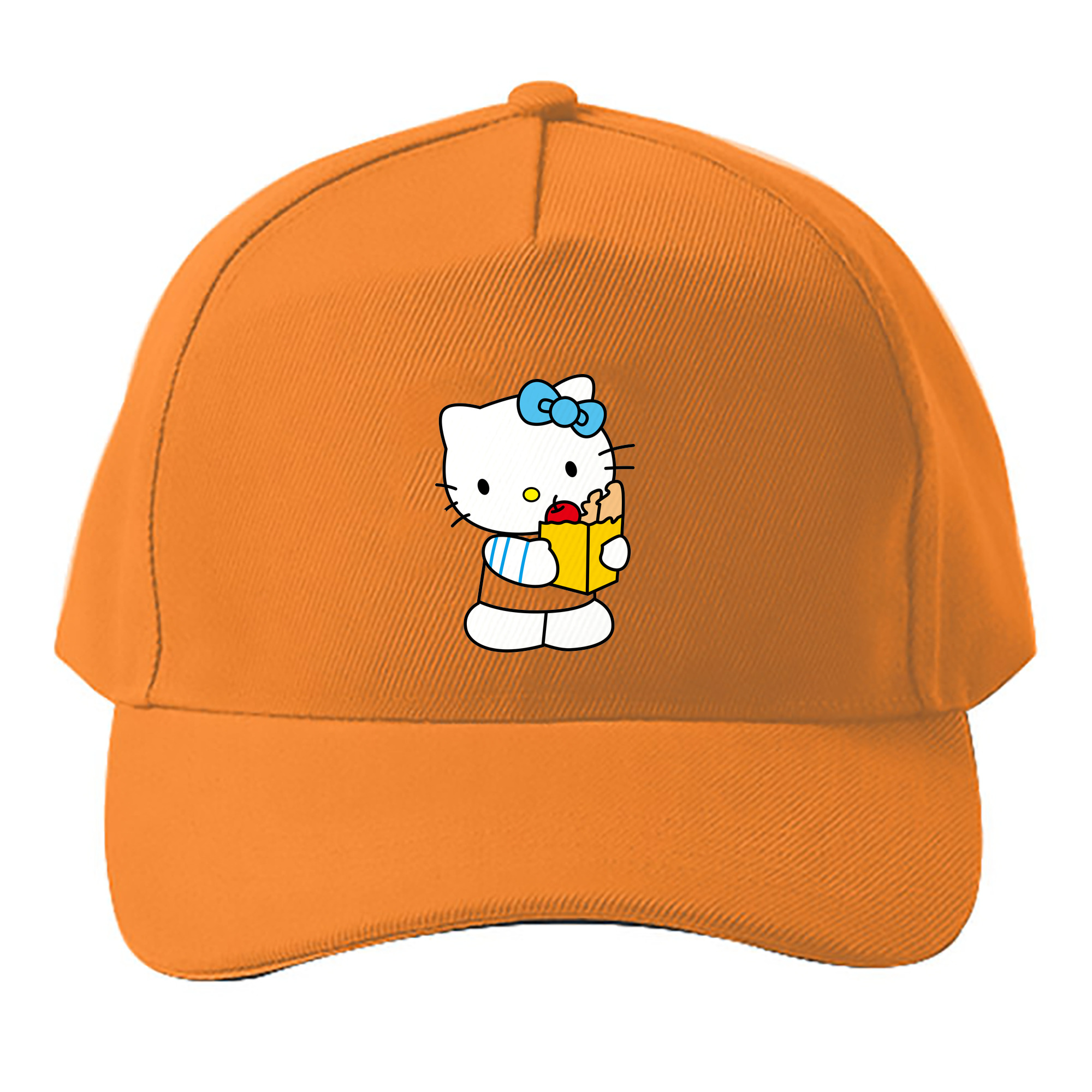 （画像用） Hello Kitty ハローキティ ベースボールキャップ 綿100％ 男女兼用 帽子 スポーツ