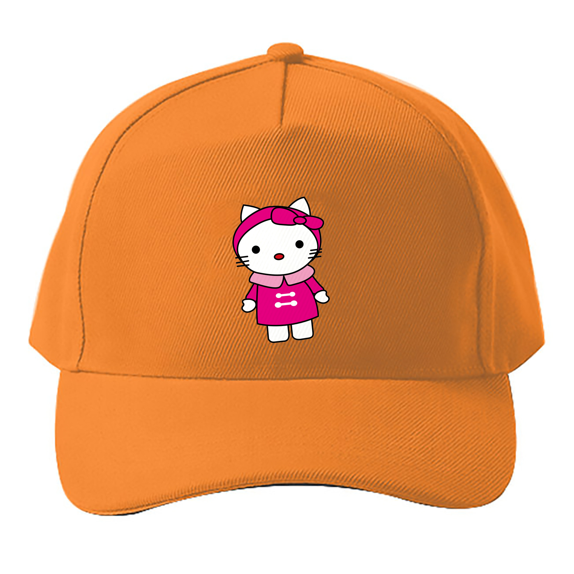 （画像用） Hello Kitty ハローキティ ベースボールキャップ 綿100％ 男女兼用 帽子 スポーツ