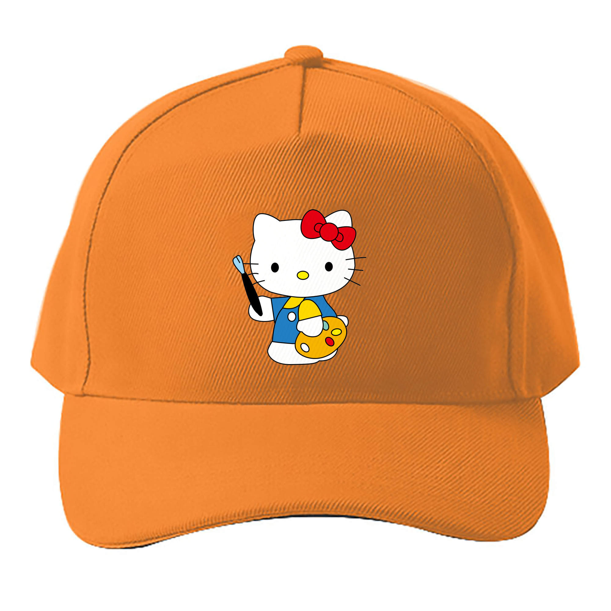 （画像用） Hello Kitty ハローキティ ベースボールキャップ 綿100％ 男女兼用 帽子 スポーツ