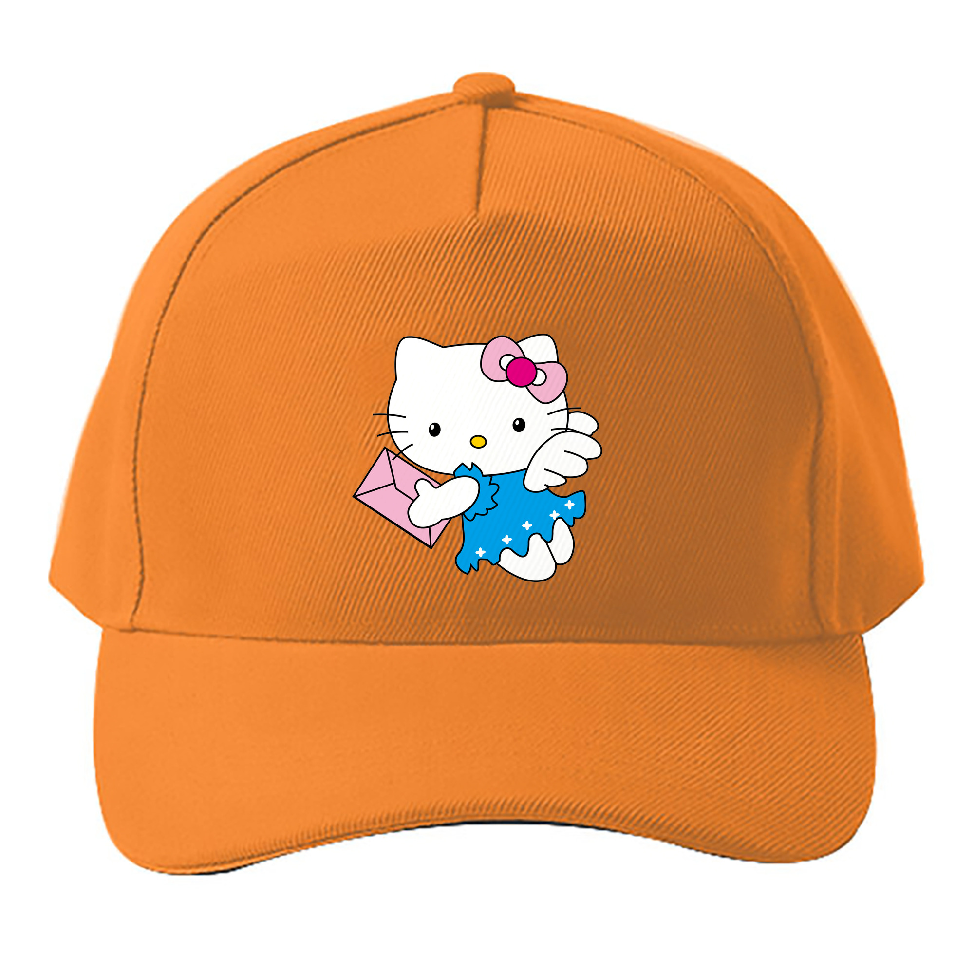 （画像用） Hello Kitty ハローキティ ベースボールキャップ 綿100％ 男女兼用 帽子 スポーツ
