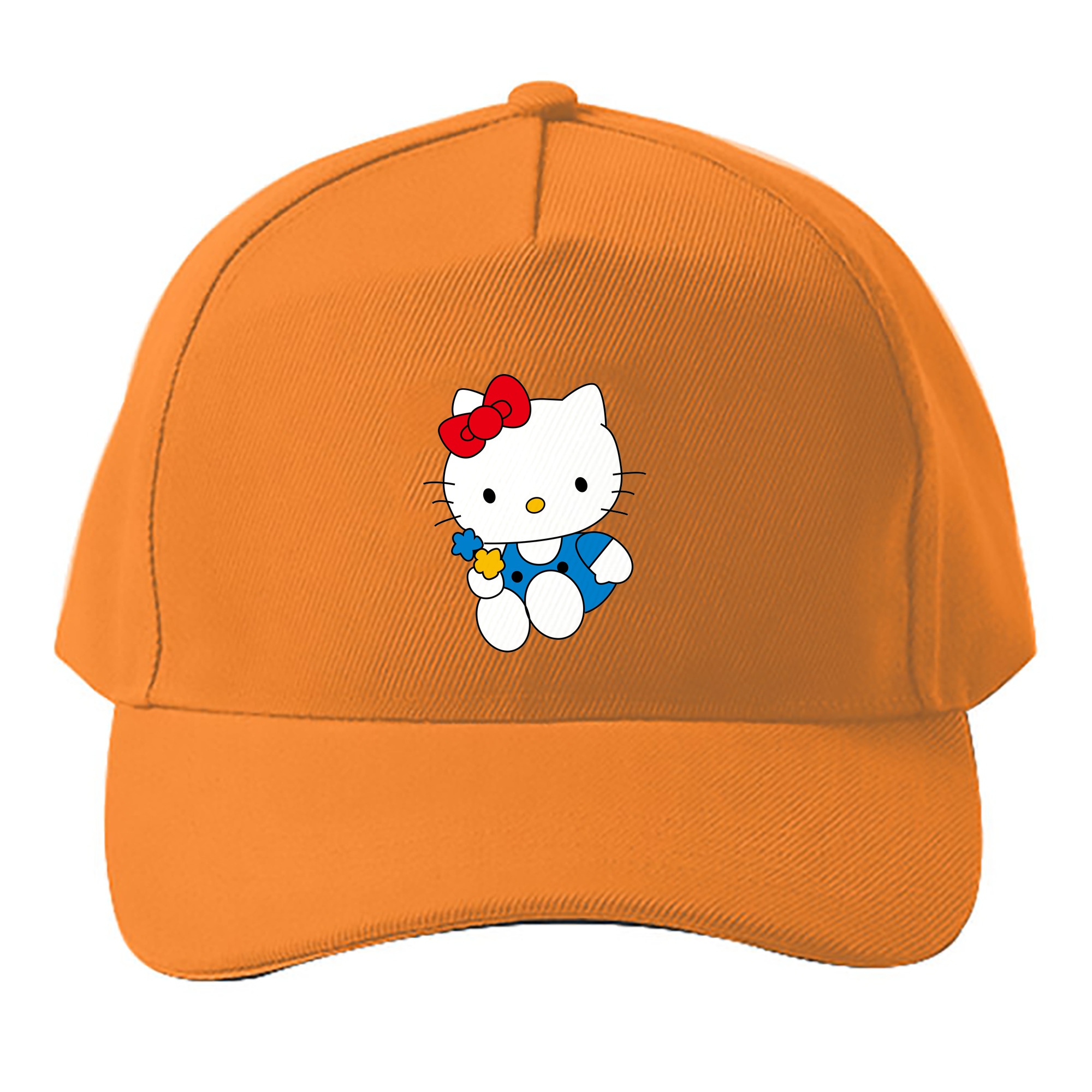 （画像用） Hello Kitty ハローキティ ベースボールキャップ 綿100％ 男女兼用 帽子 スポーツ