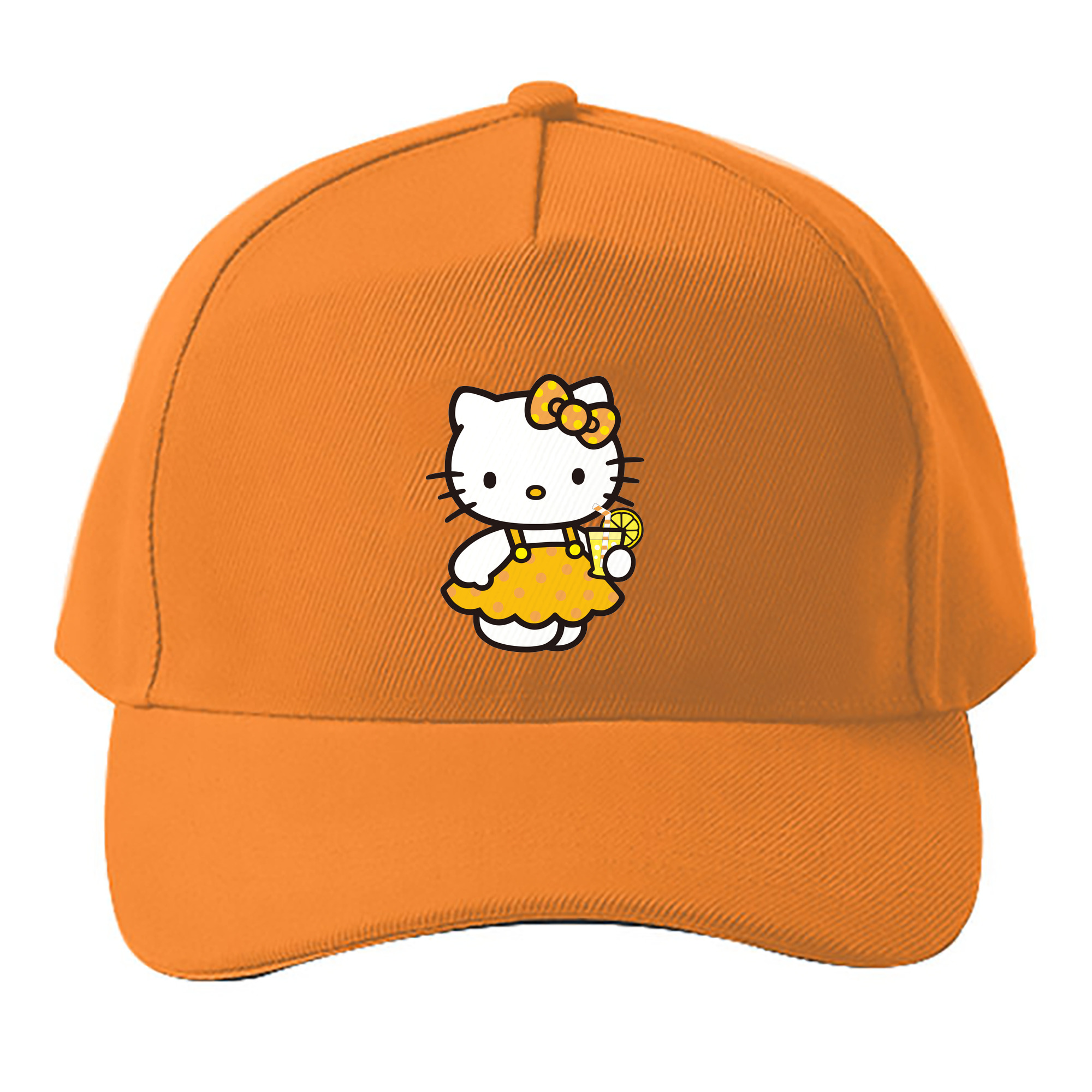 （画像用） Hello Kitty ハローキティ ベースボールキャップ 綿100％ 男女兼用 帽子 スポーツ