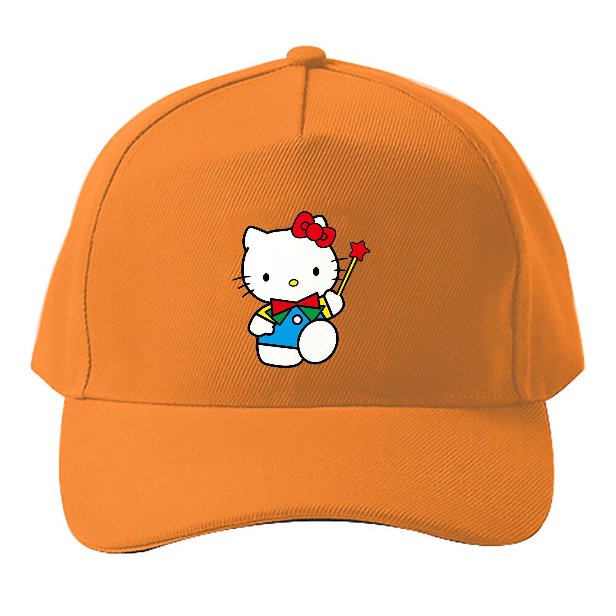 （画像用） Hello Kitty ハローキティ ベースボールキャップ 綿100％ 男女兼用 帽子 スポーツ