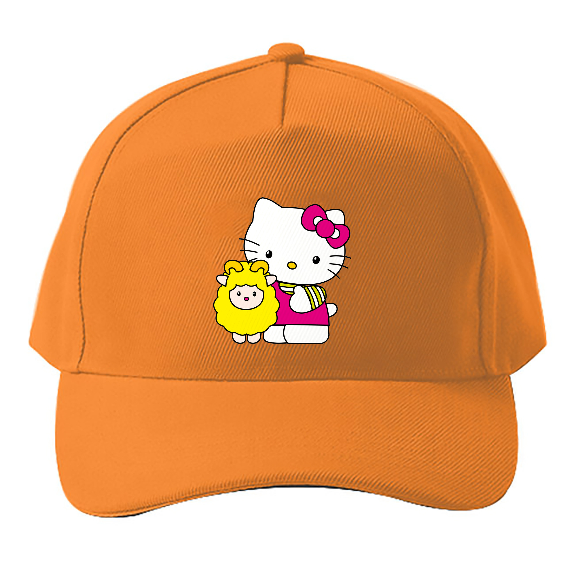 （画像用） Hello Kitty ハローキティ ベースボールキャップ 綿100％ 男女兼用 帽子 スポーツ