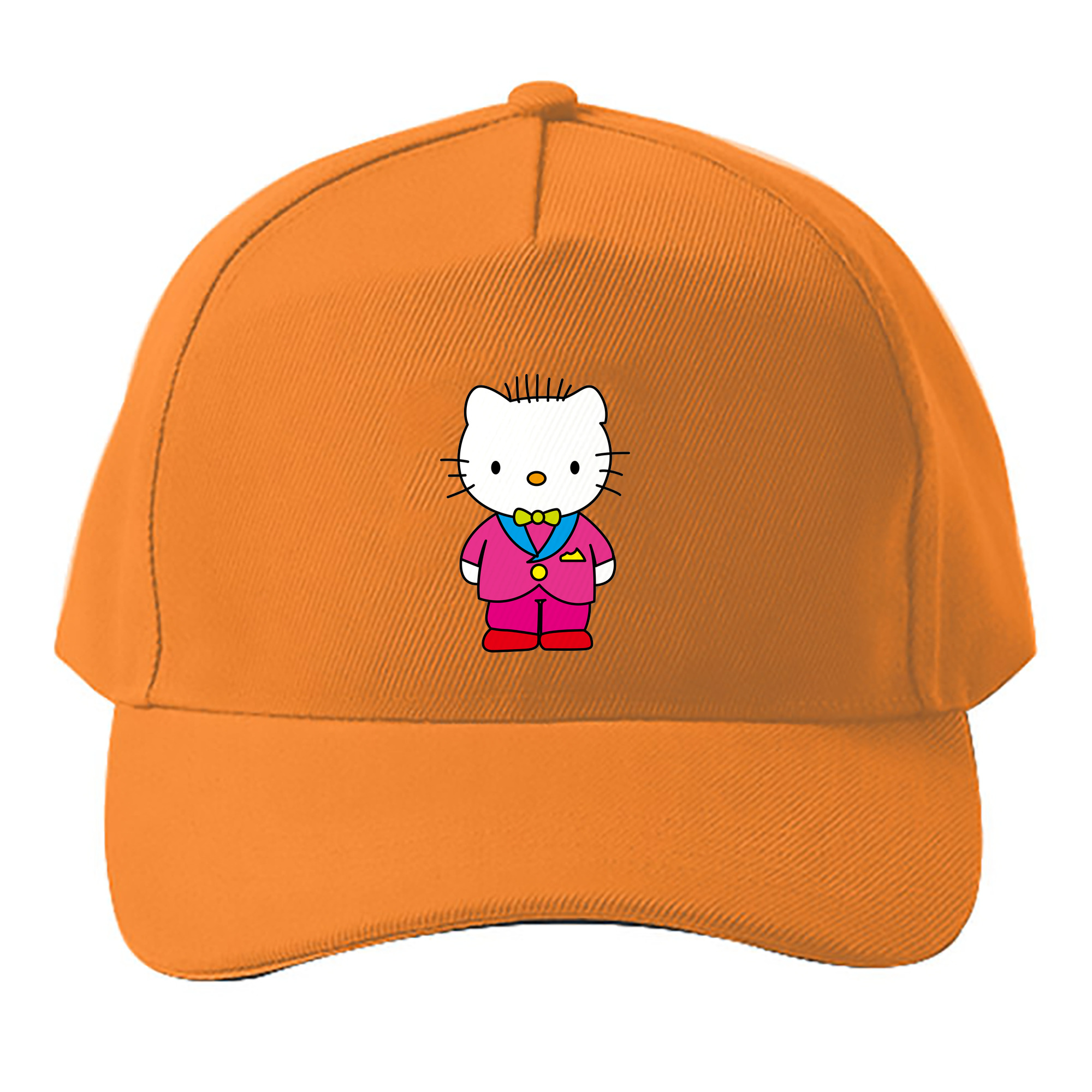 （画像用） Hello Kitty ハローキティ ベースボールキャップ 綿100％ 男女兼用 帽子 スポーツ