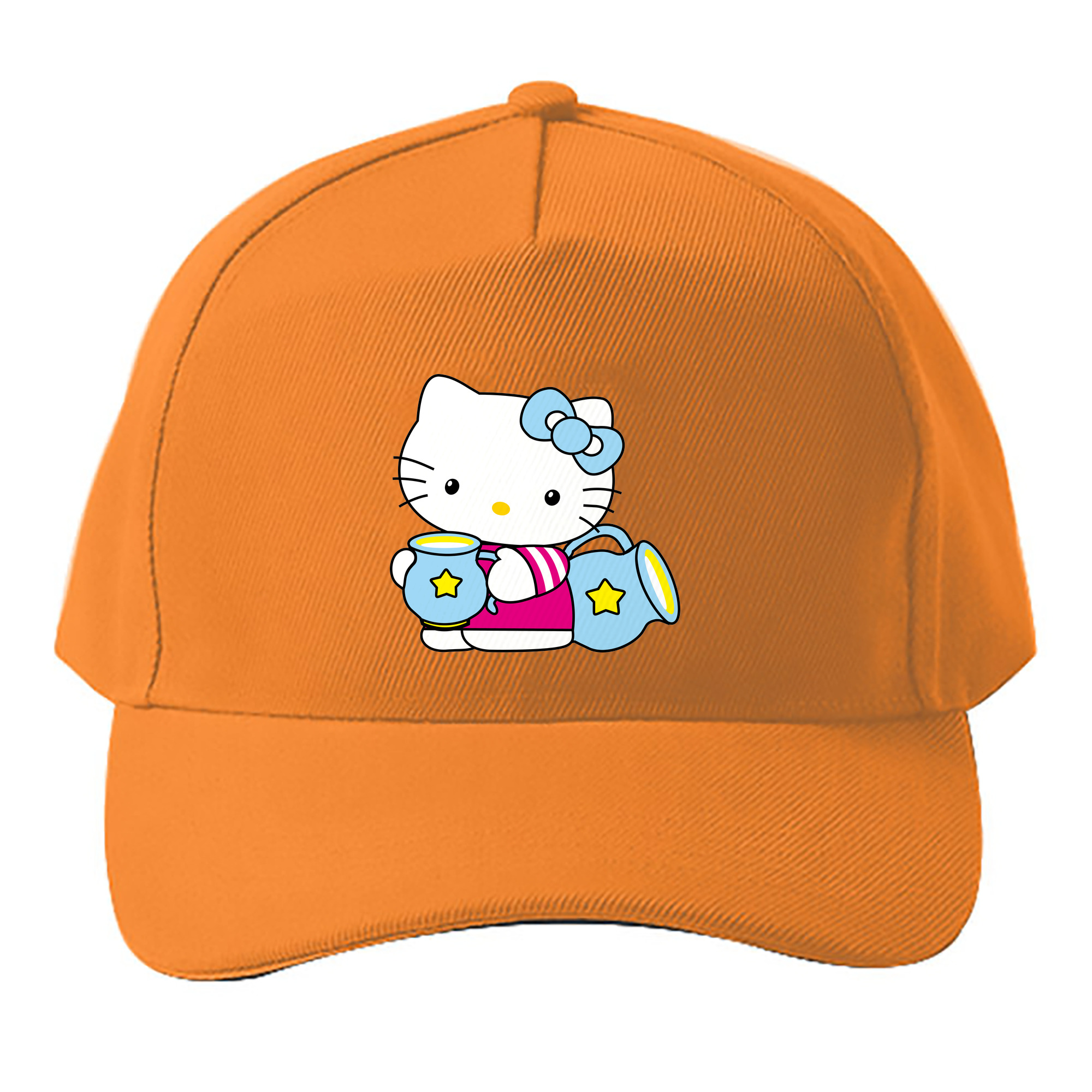 （画像用） Hello Kitty ハローキティ ベースボールキャップ 綿100％ 男女兼用 帽子 スポーツ