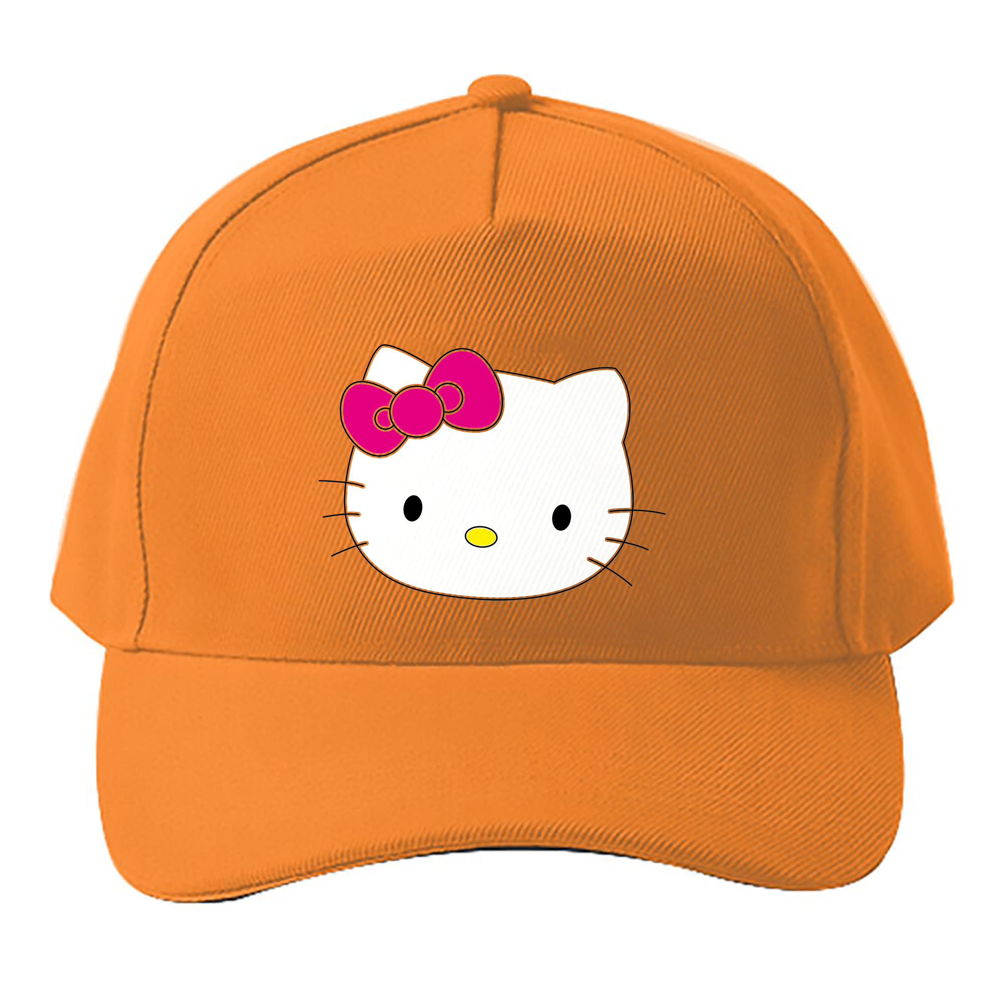 （画像用） Hello Kitty ハローキティ ベースボールキャップ 綿100％ 男女兼用 帽子 スポーツ