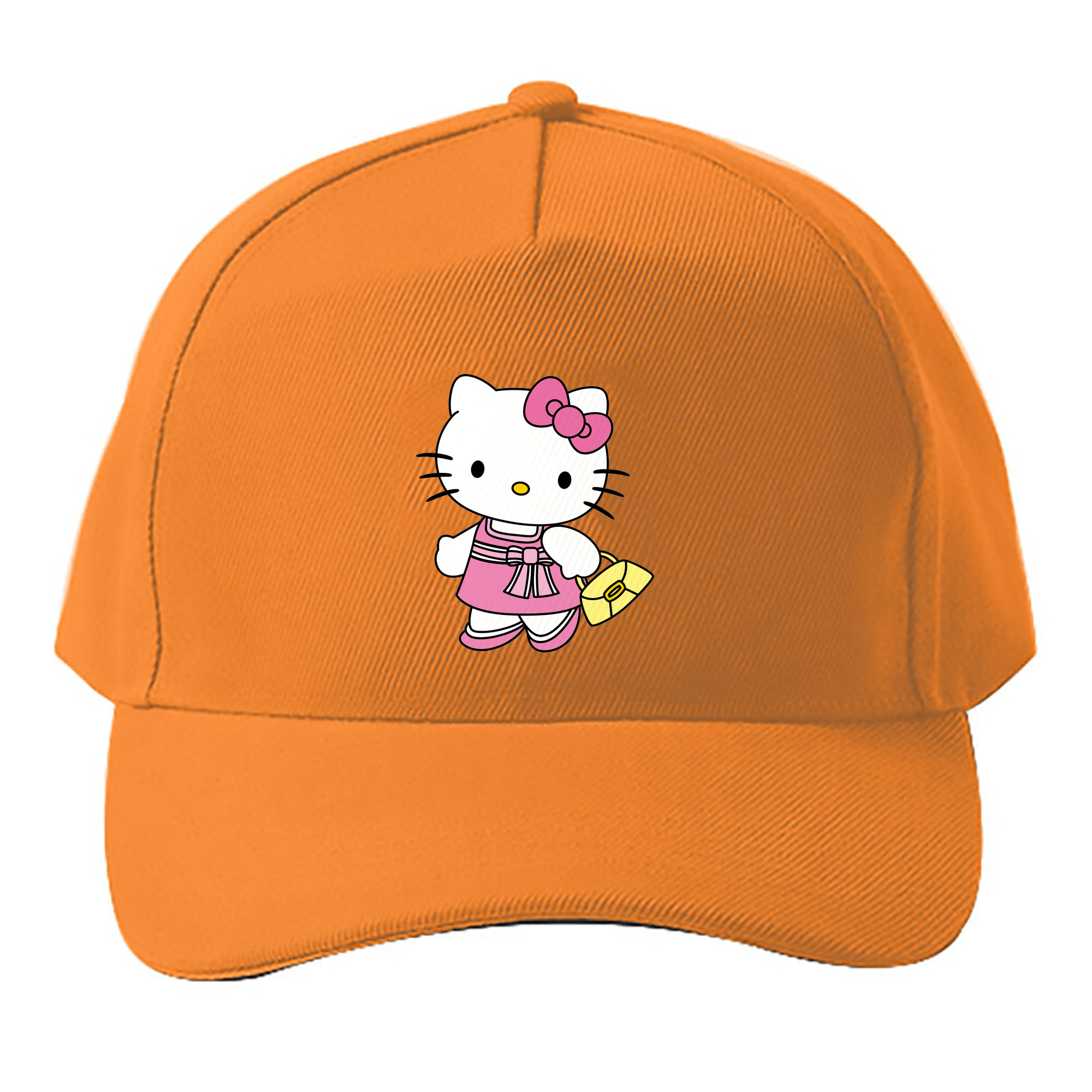 （画像用） Hello Kitty ハローキティ ベースボールキャップ 綿100％ 男女兼用 帽子 スポーツ