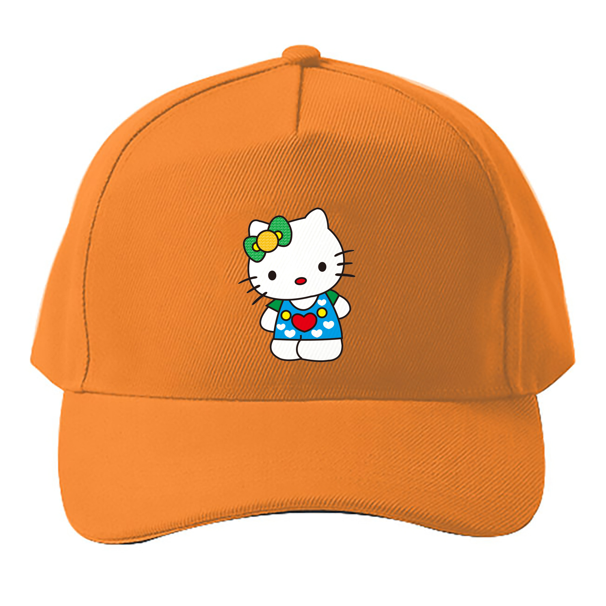 （画像用） Hello Kitty ハローキティ ベースボールキャップ 綿100％ 男女兼用 帽子 スポーツ