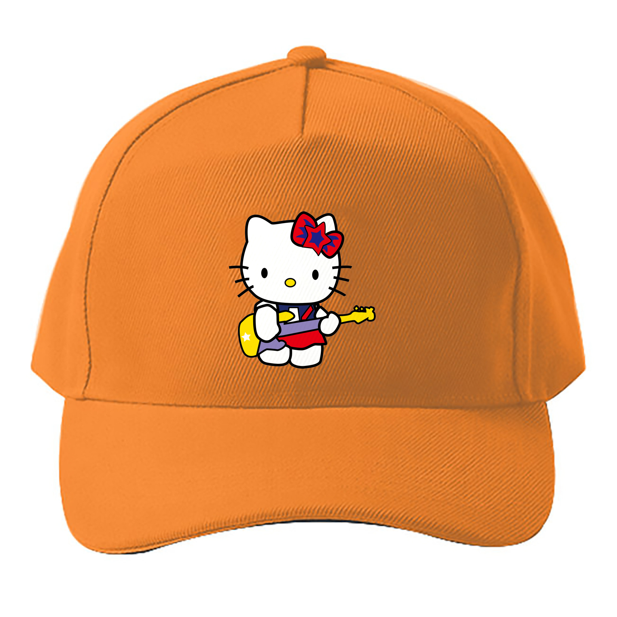 （画像用） Hello Kitty ハローキティ ベースボールキャップ 綿100％ 男女兼用 帽子 スポーツ