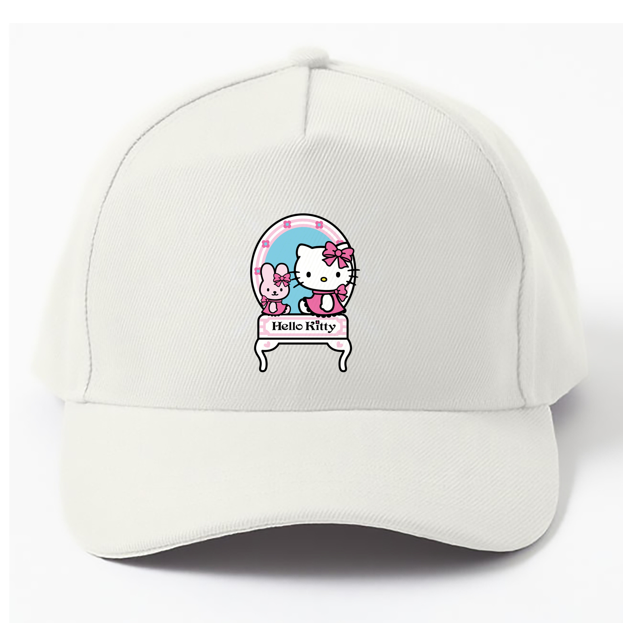 （画像用） Hello Kitty ハローキティ ベースボールキャップ 綿100％ 男女兼用 帽子 スポーツ