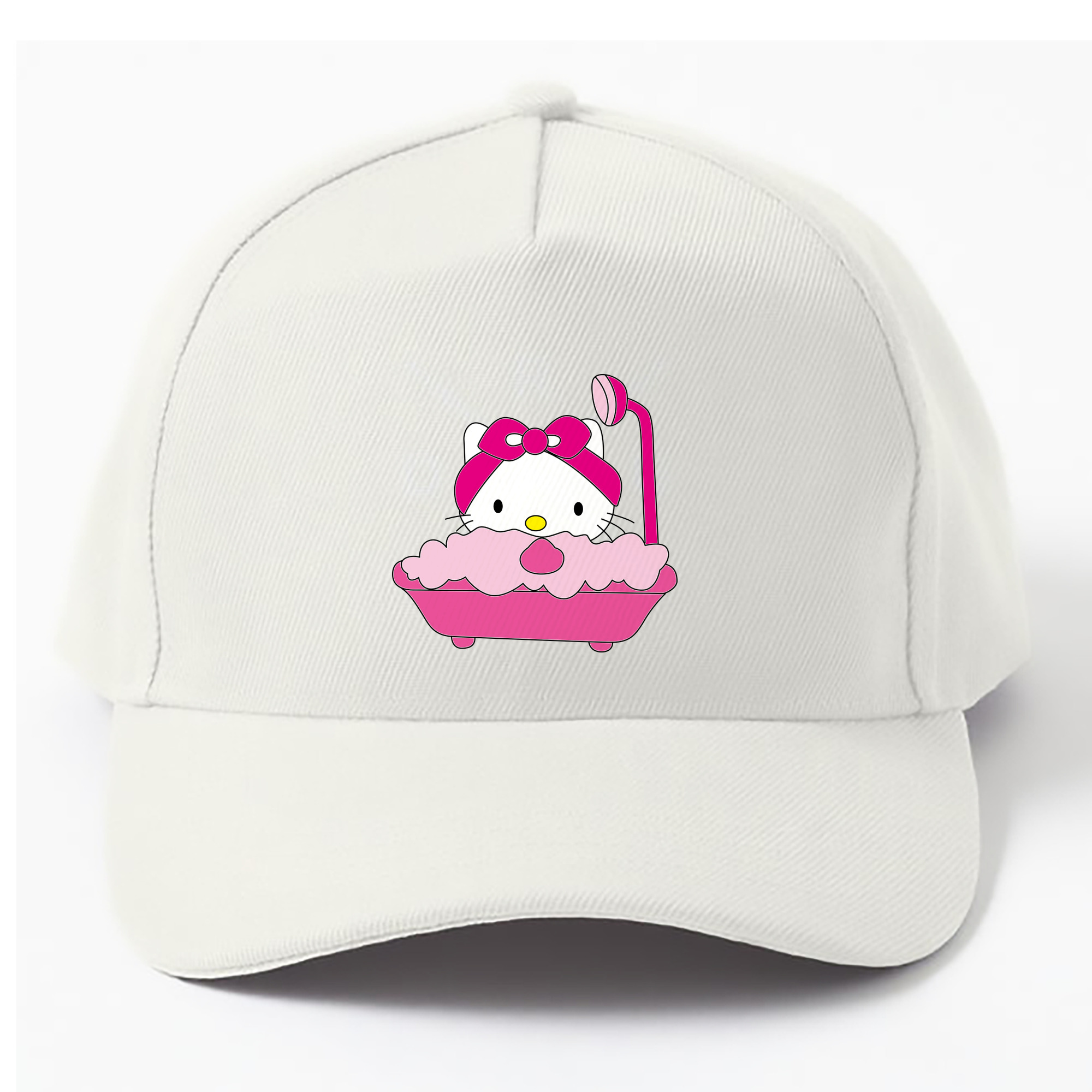 （画像用） Hello Kitty ハローキティ ベースボールキャップ 綿100％ 男女兼用 帽子 スポーツ