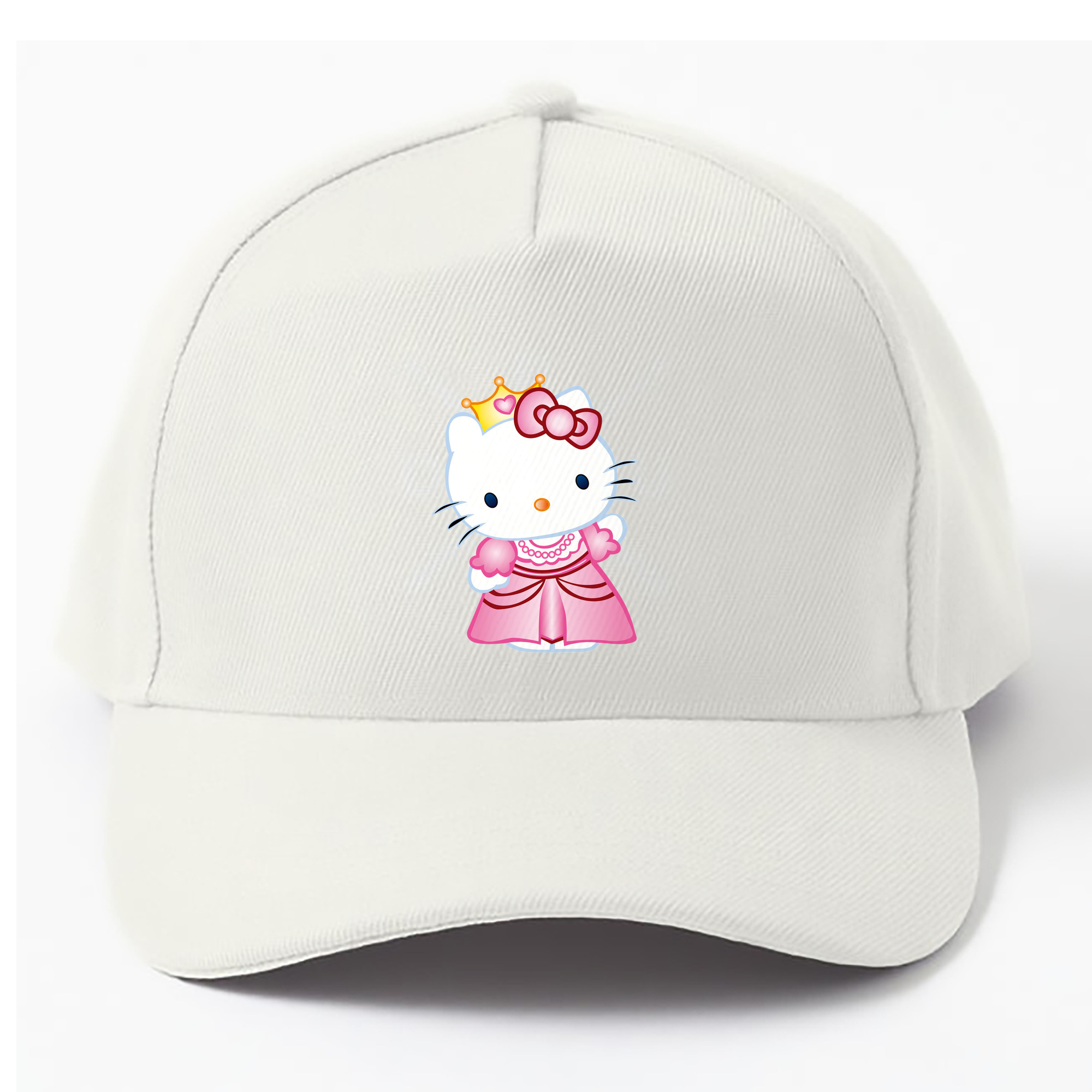 （画像用） Hello Kitty ハローキティ ベースボールキャップ 綿100％ 男女兼用 帽子 スポーツ
