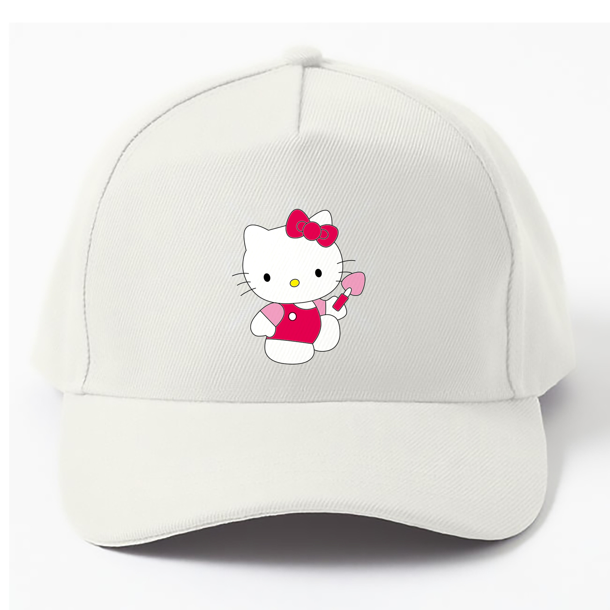 （画像用） Hello Kitty ハローキティ ベースボールキャップ 綿100％ 男女兼用 帽子 スポーツ