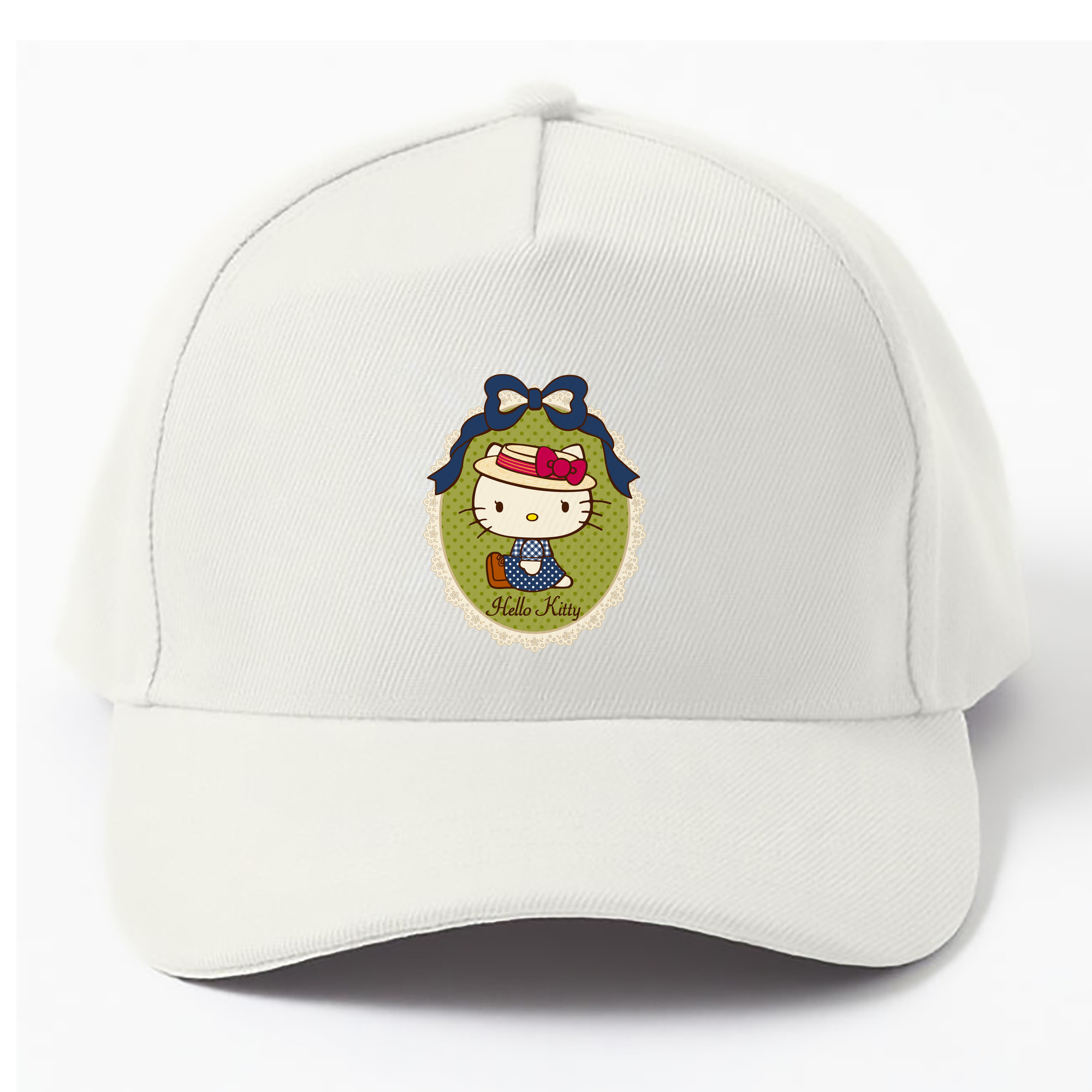 （画像用） Hello Kitty ハローキティ ベースボールキャップ 綿100％ 男女兼用 帽子 スポーツ