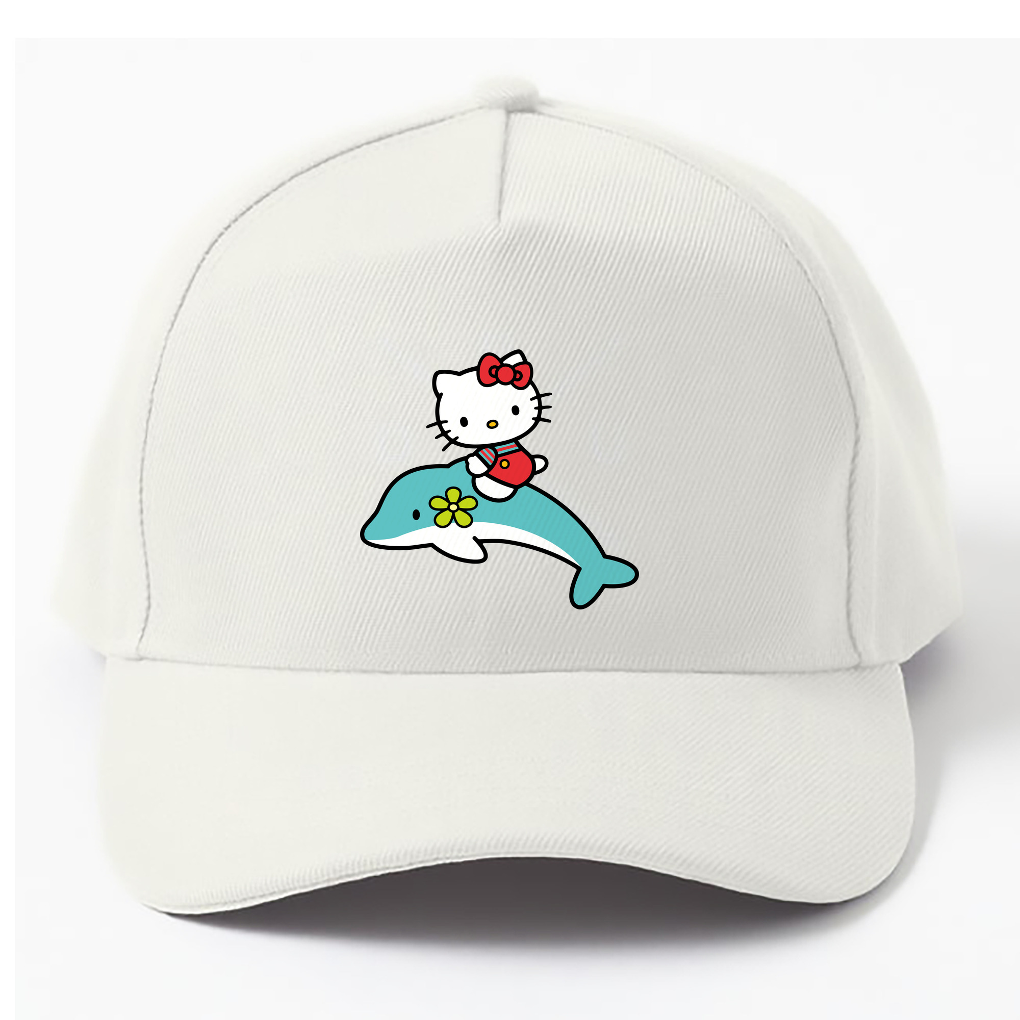 （画像用） Hello Kitty ハローキティ ベースボールキャップ 綿100％ 男女兼用 帽子 スポーツ