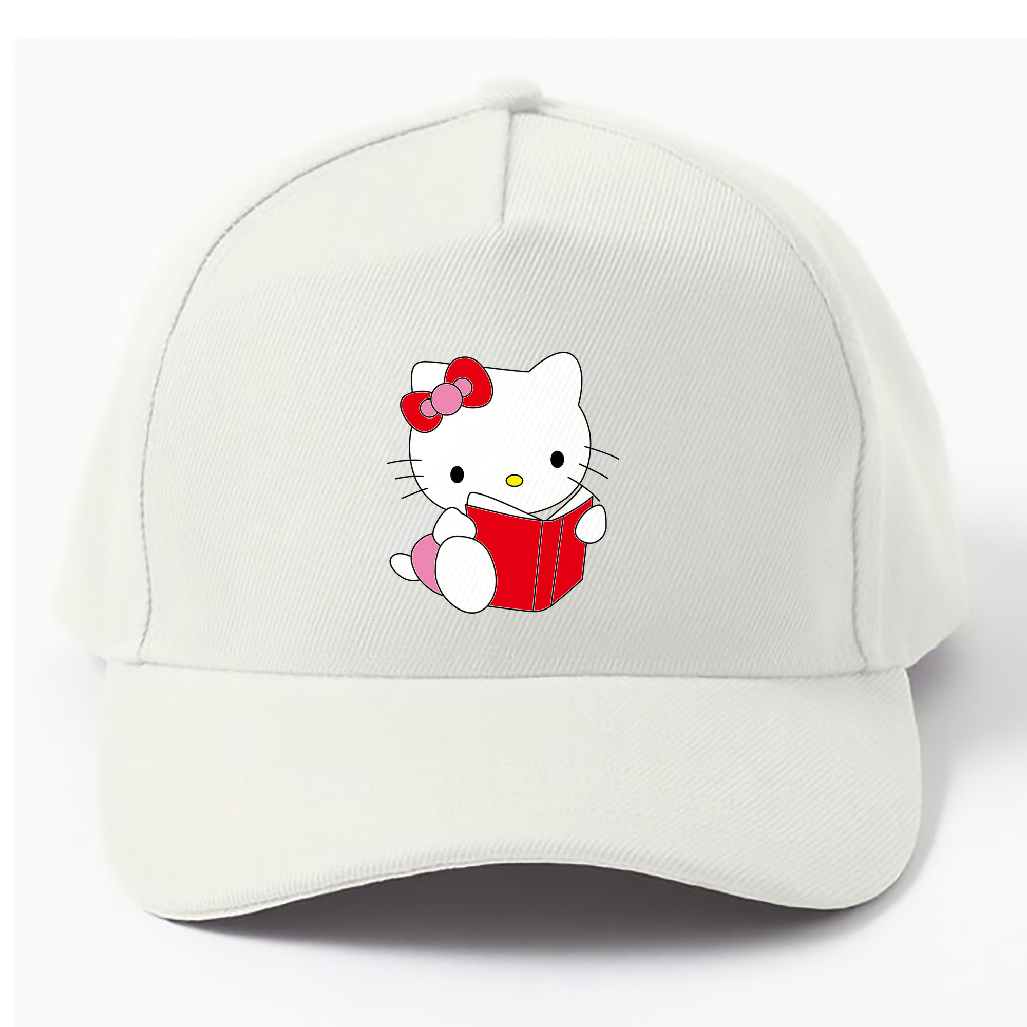 （画像用） Hello Kitty ハローキティ ベースボールキャップ 綿100％ 男女兼用 帽子 スポーツ